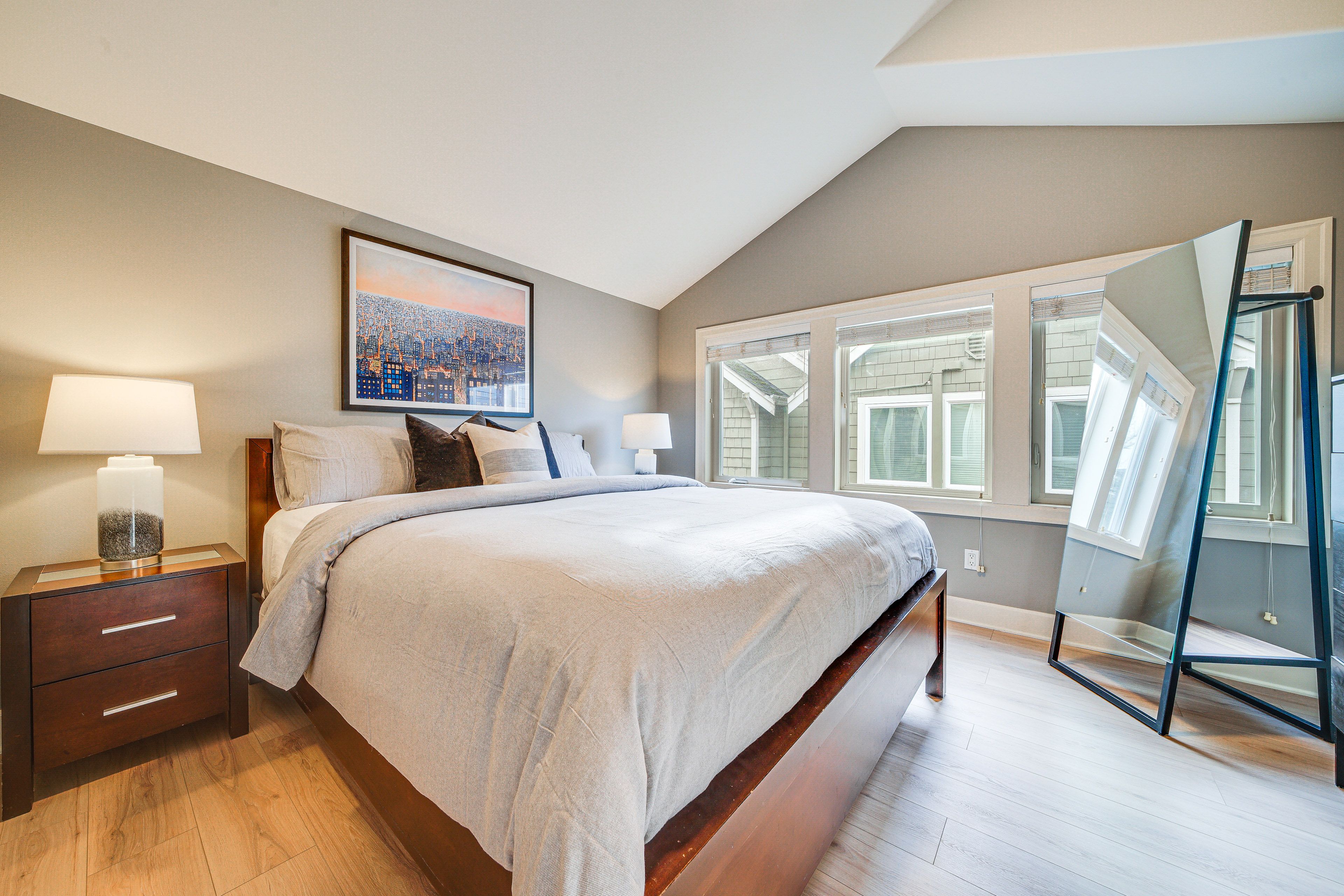 Bedroom 1 | 3rd Floor | King Bed | Smart TV | Linens Provided