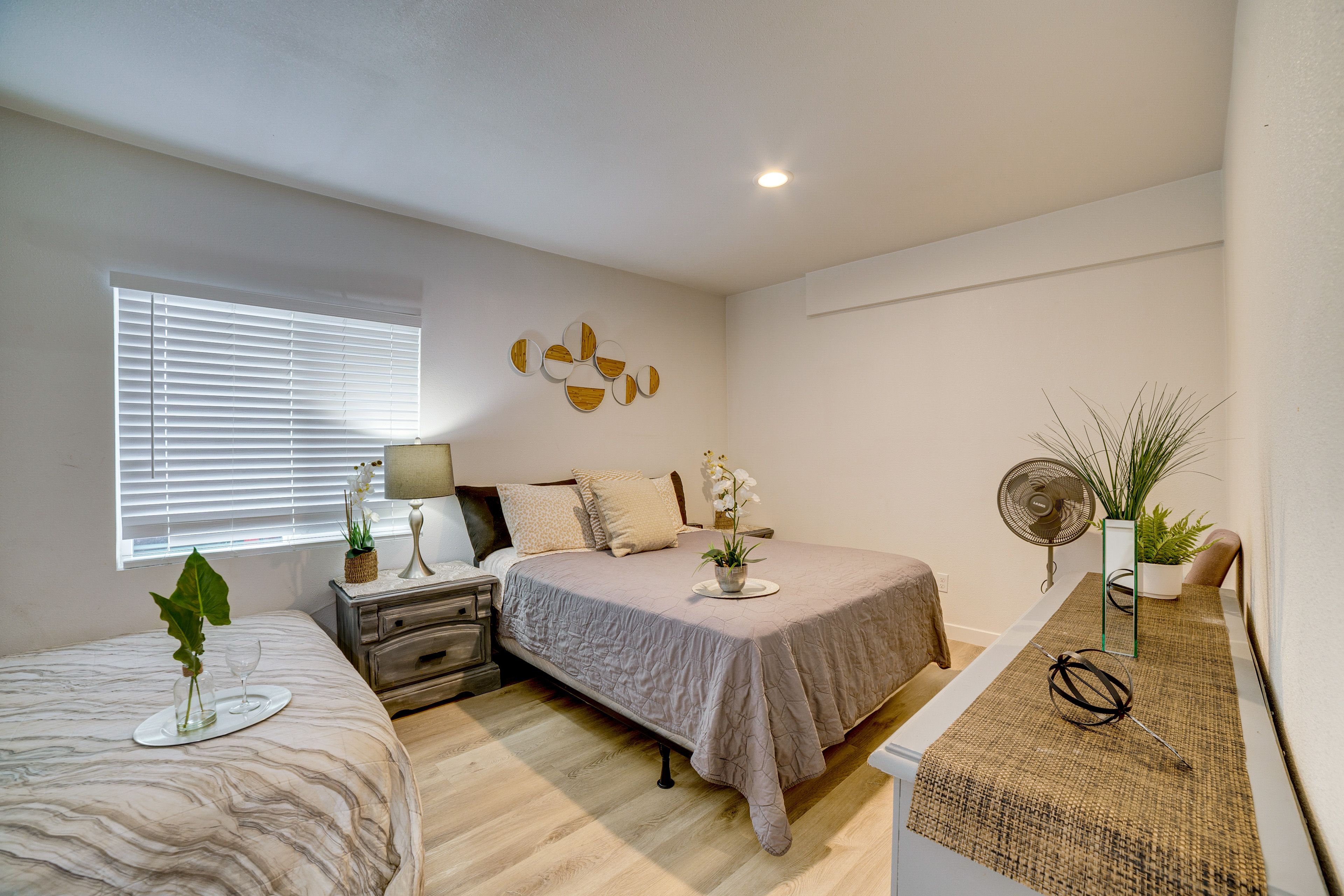 Bedroom | 2 Queen Beds | Linens Provided