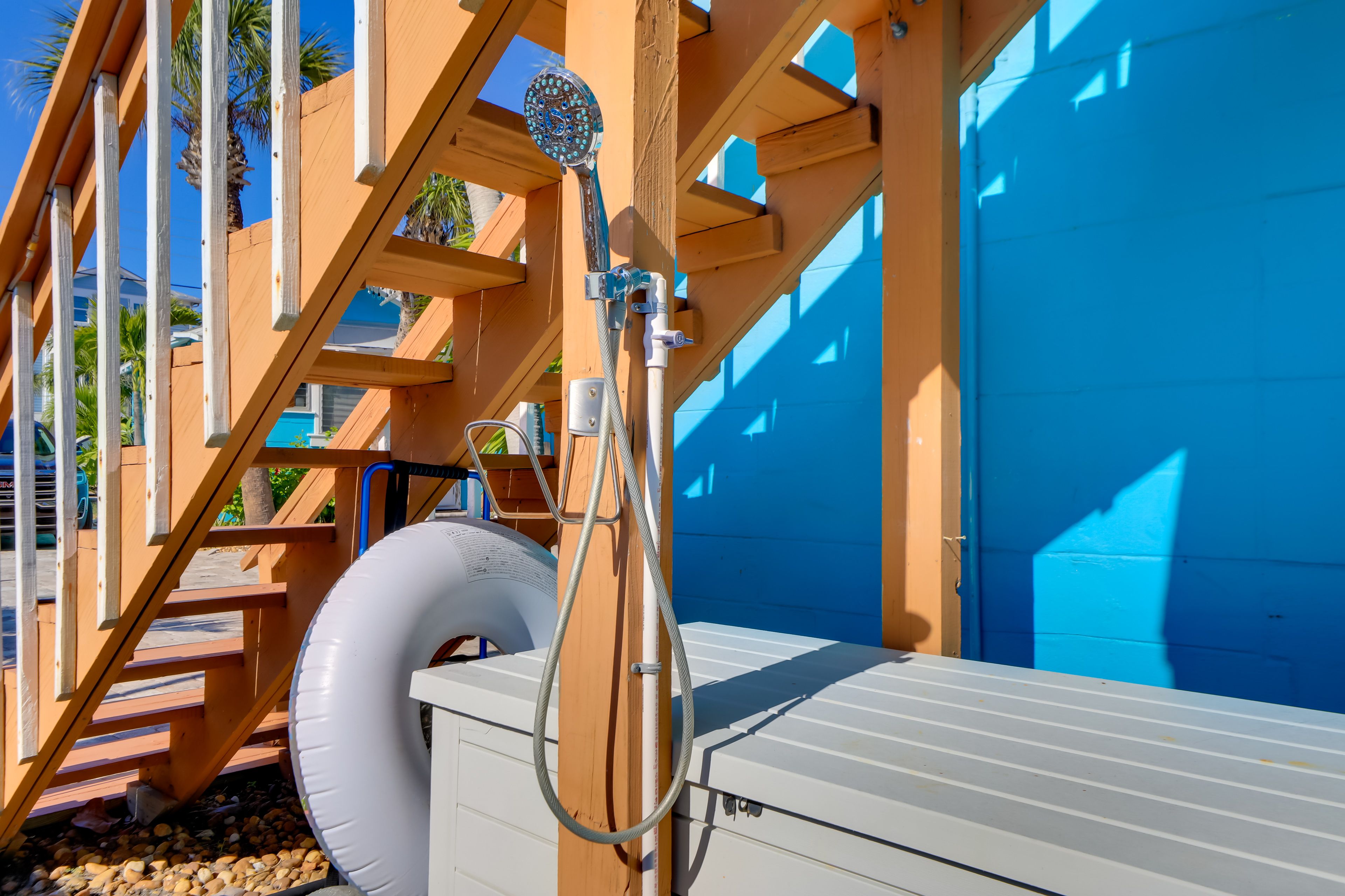 Shared Outdoor Shower