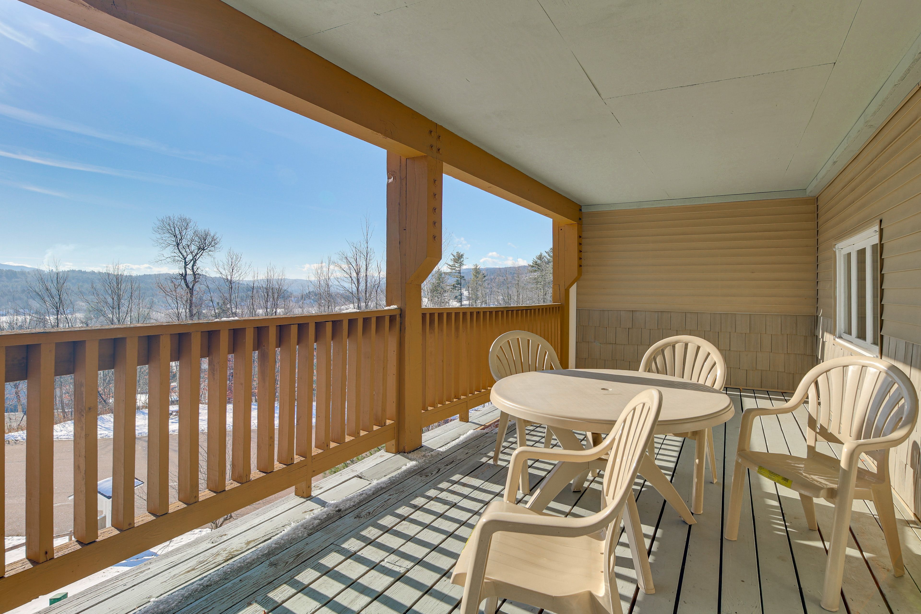 Private Deck | Mountain Views