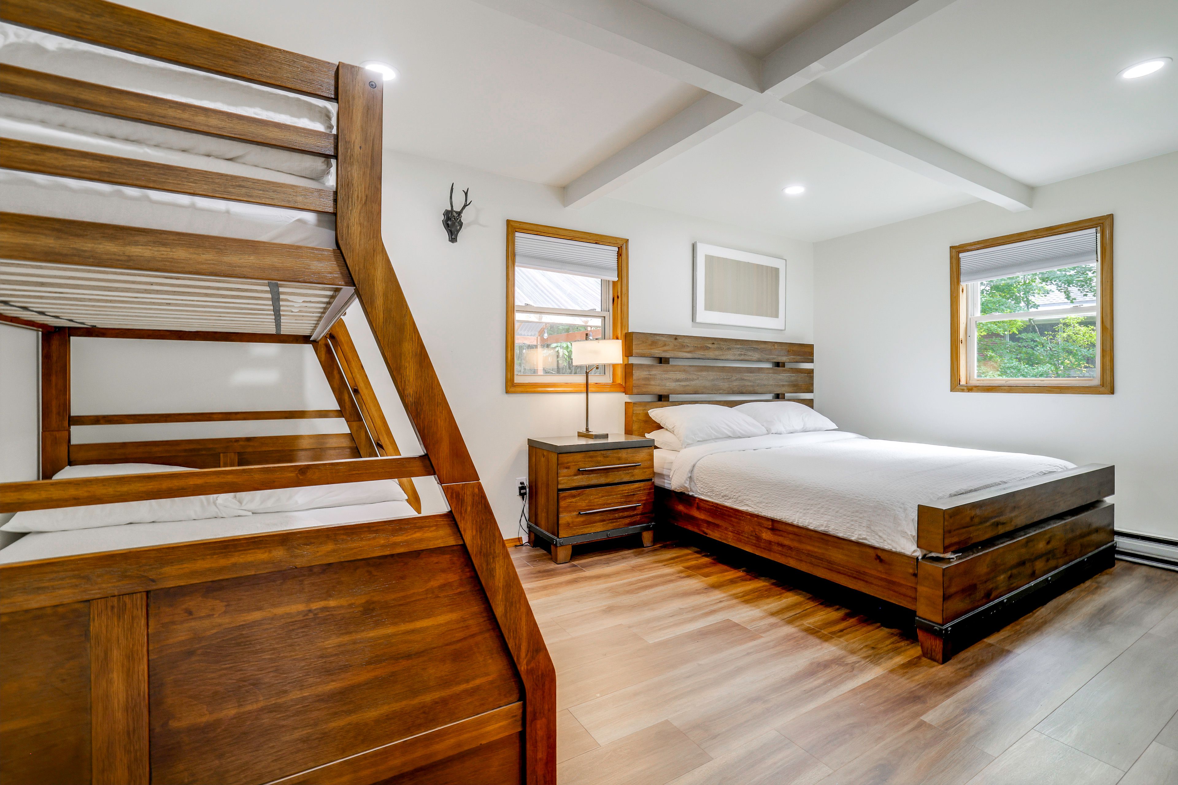 Bedroom 1 | King Bed | Twin/Queen Bunk Bed | 1st Floor