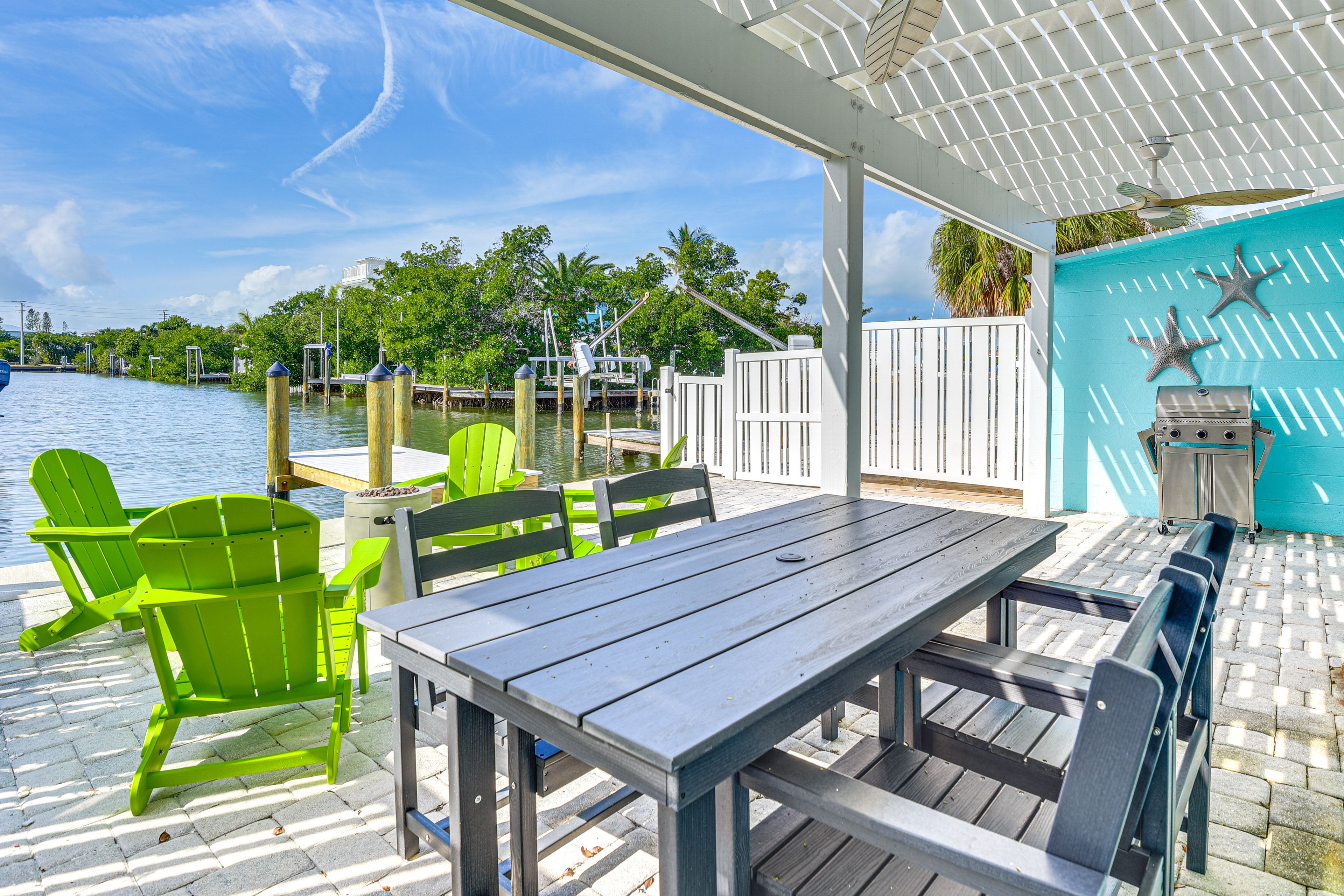 Holmes Beach Vacation Rental | 2BR | 2.5BA | 1 Threshold Step | 1,050 Sq Ft