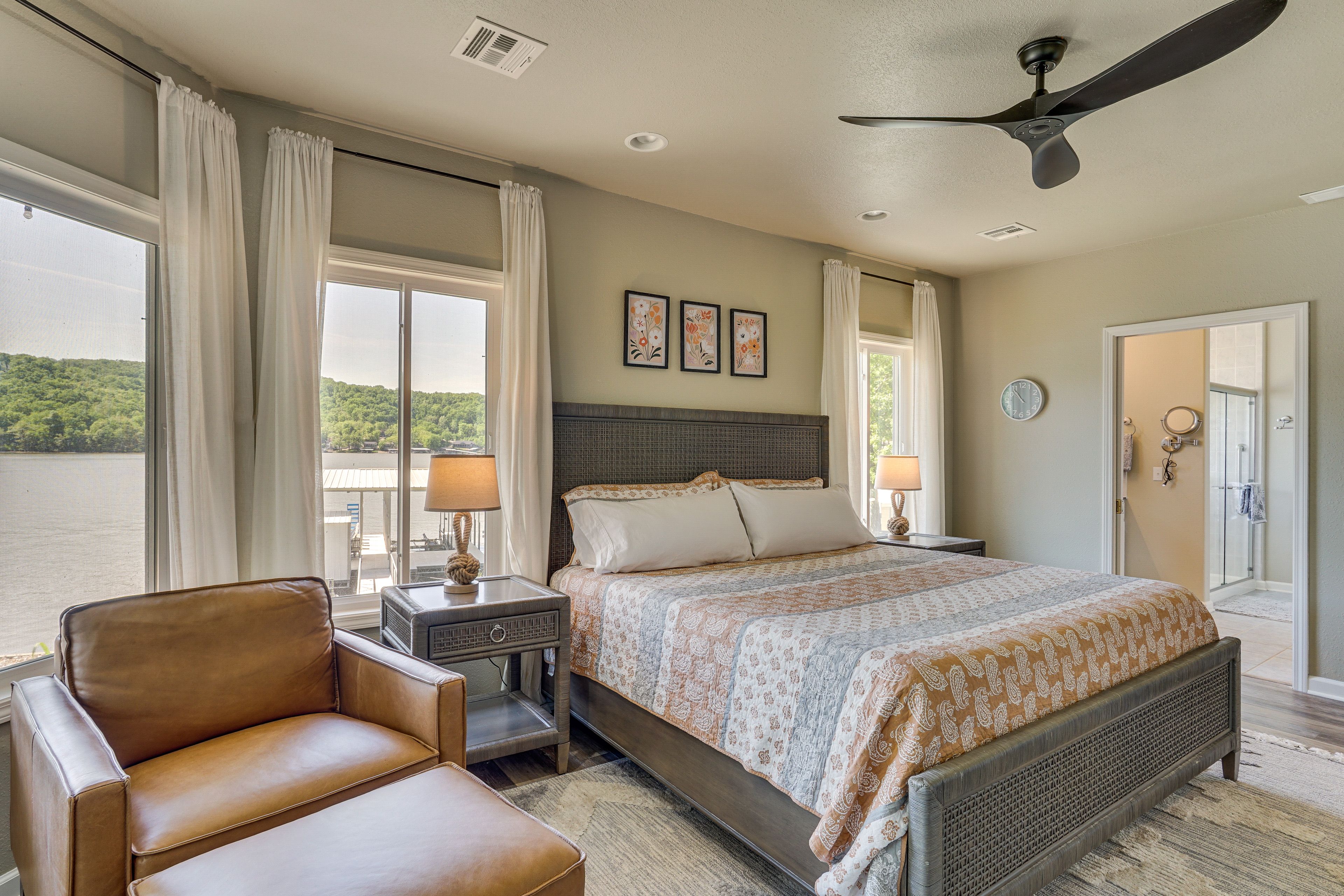 Bedroom 1 | King Bed | Lake Level