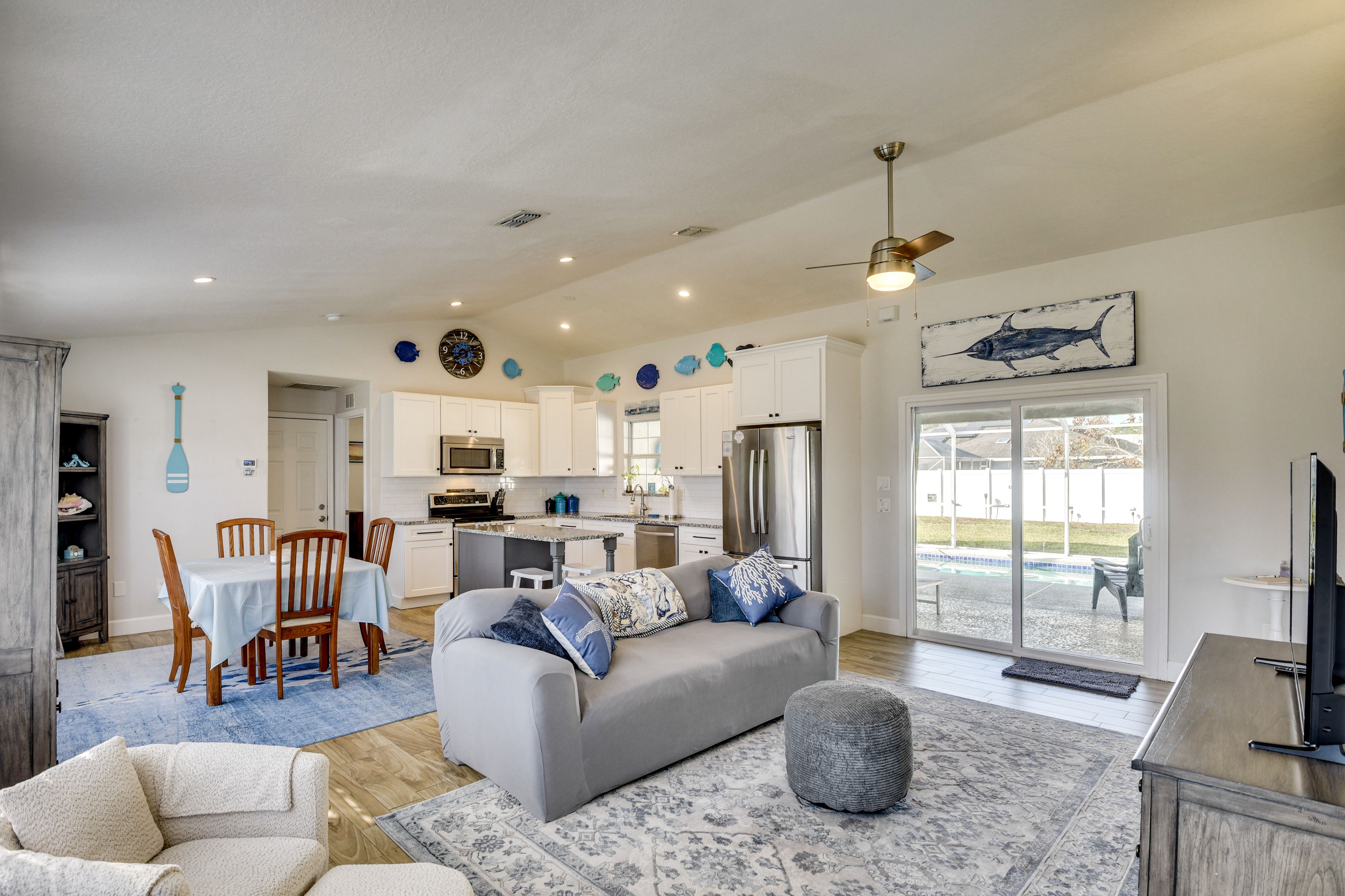 Property Interior | Free WiFi | Dedicated Workspace | Single-Story Home