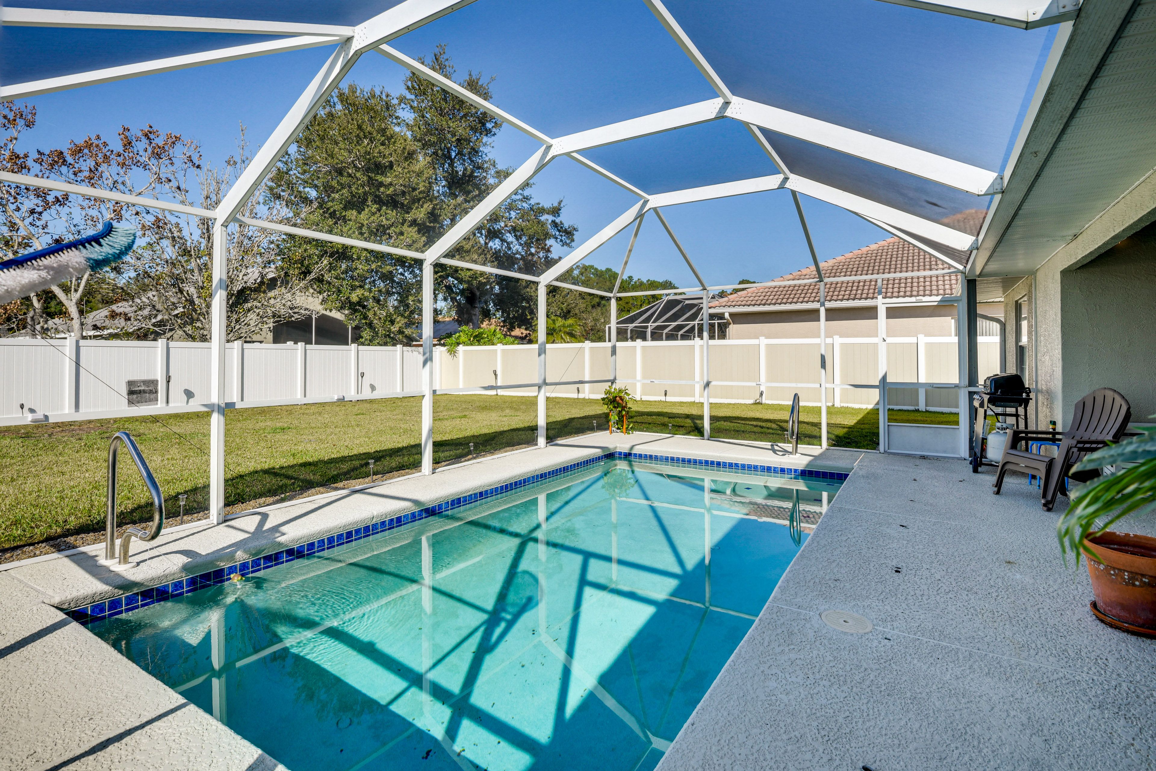Screened-In Lanai | Outdoor Pool | Gas Grill