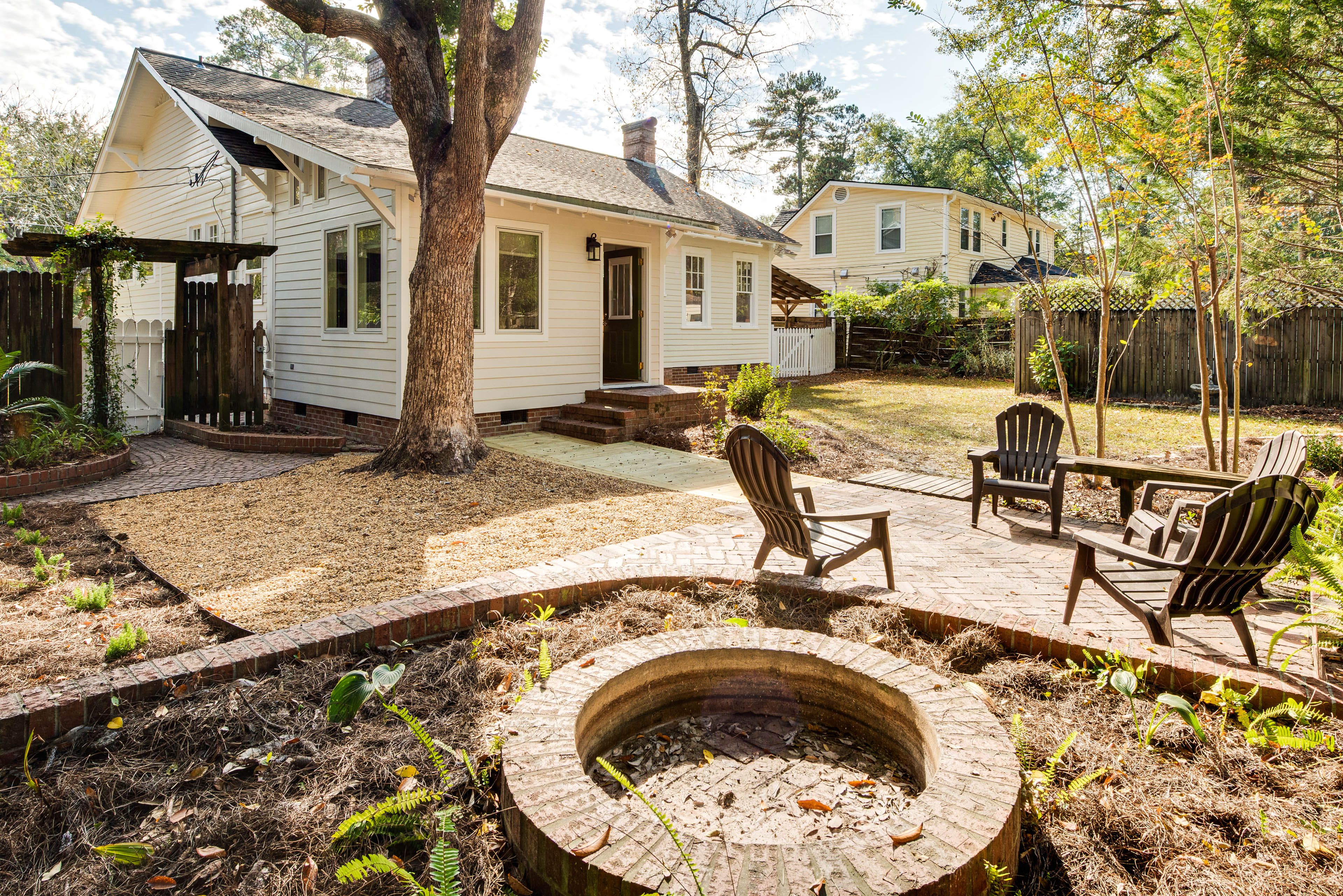 Fully Fenced Backyard | Wood-Burning Fire Pit
