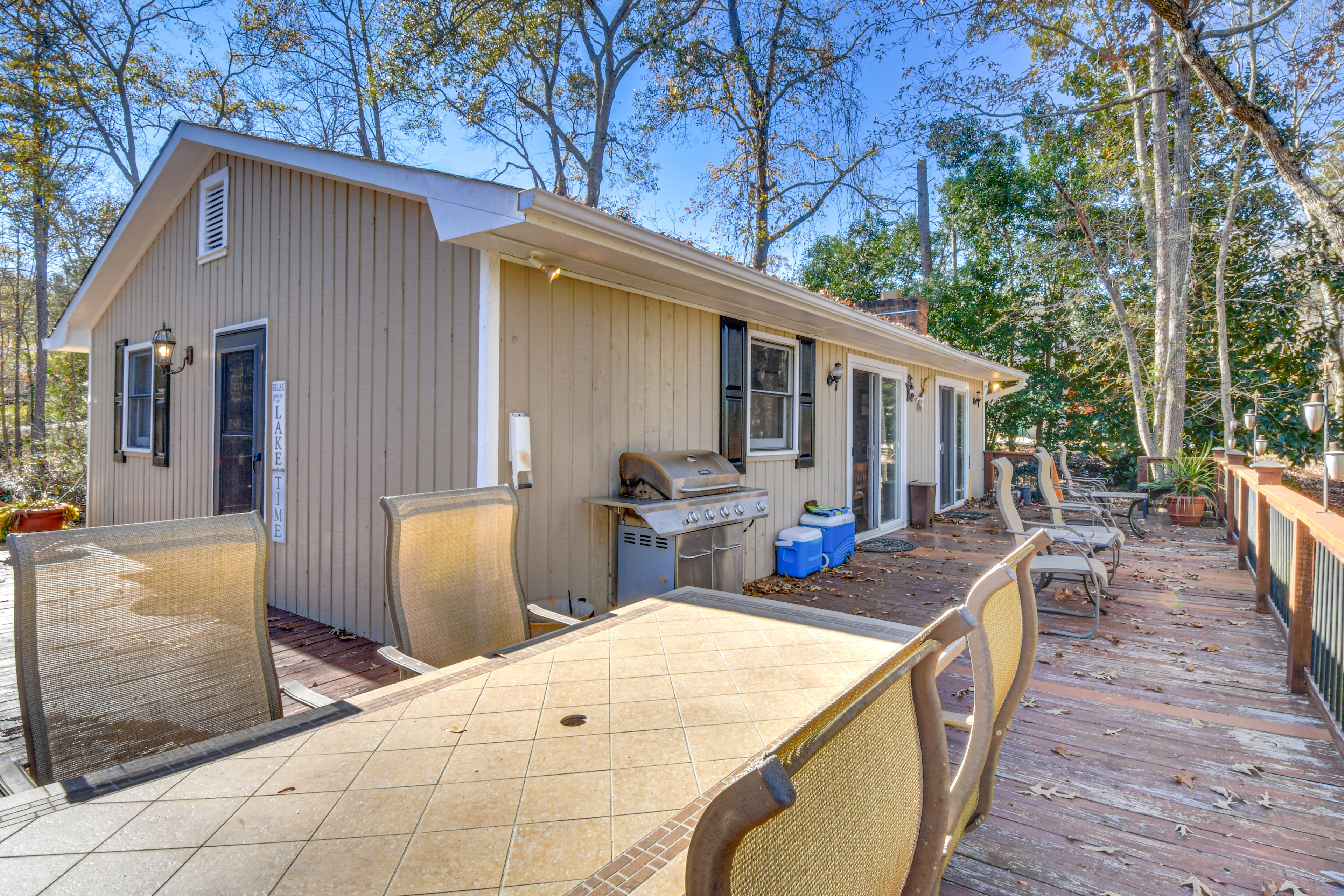Wraparound Deck | Gas Grill | Dining Area | Fire Pit | Lake Views