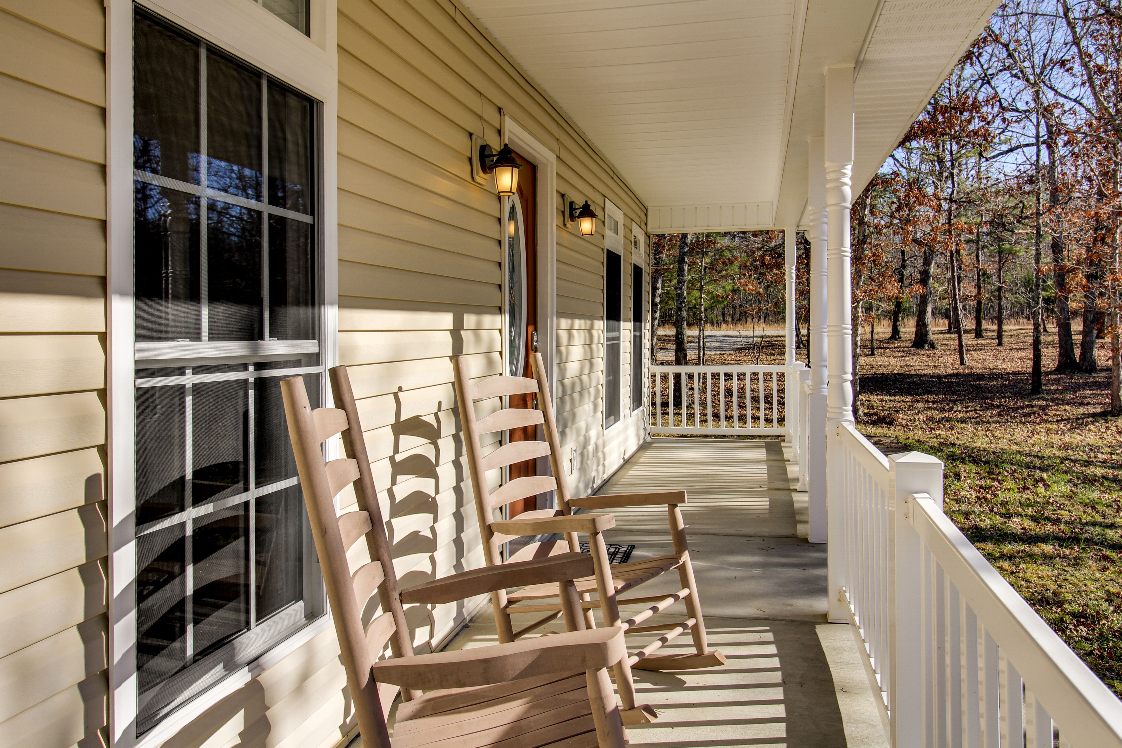 Covered Porch | Spacious Yard
