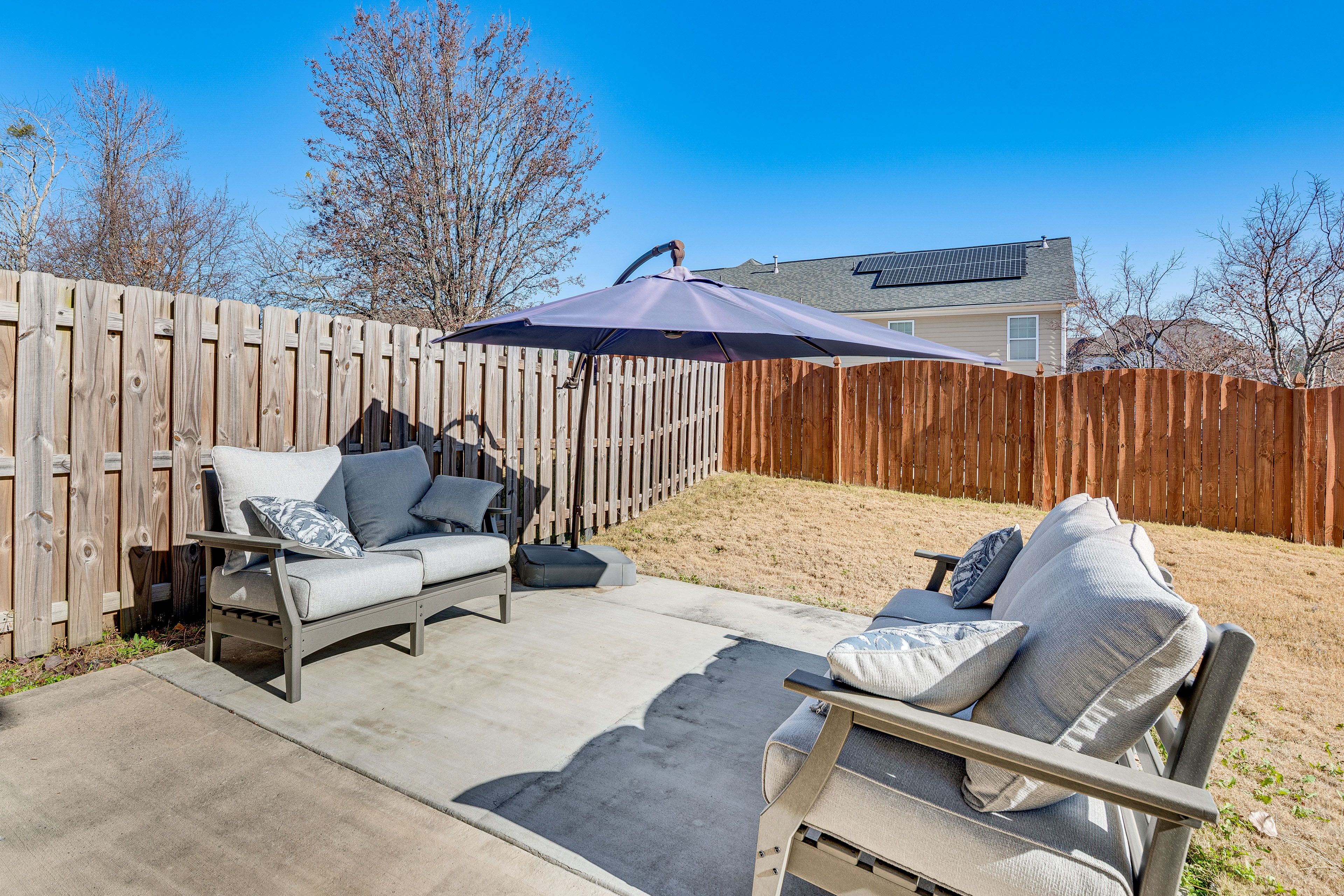 Patio | Fenced Backyard