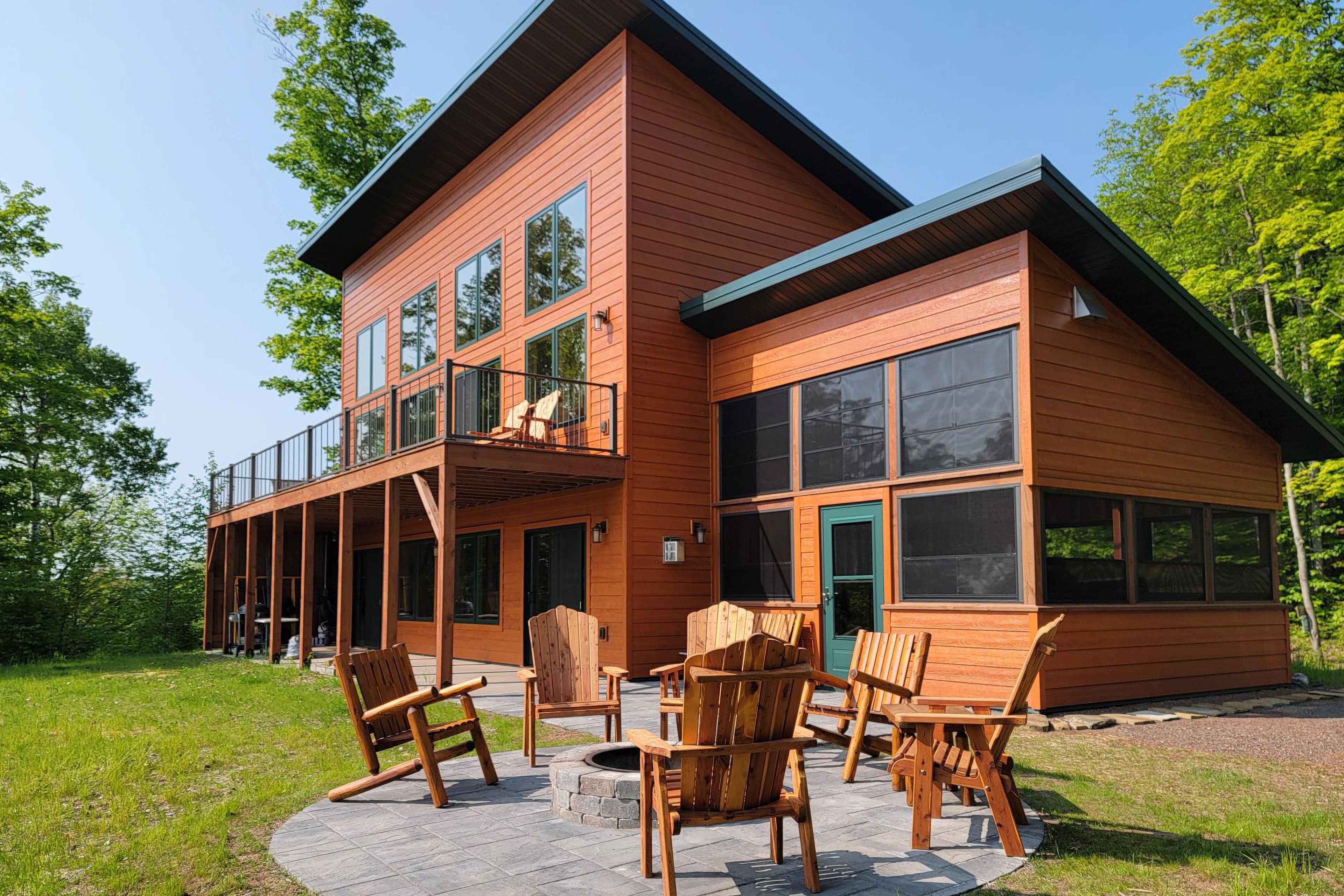 Home Exterior | Shared Patio | Fire Pit