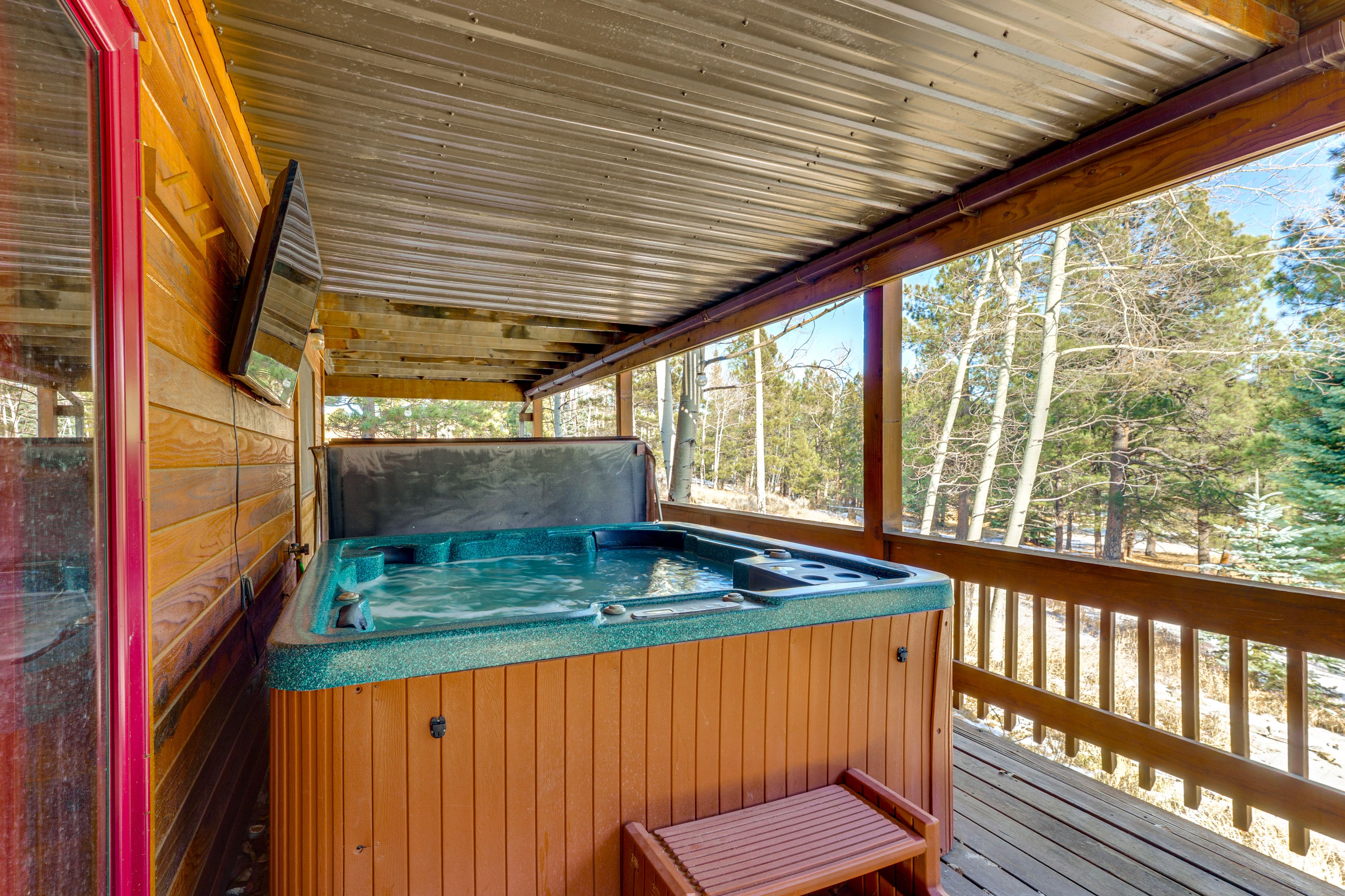 Angel Fire Vacation Rental | 1BR | 1BA | 750 Sq Ft | Step to Enter