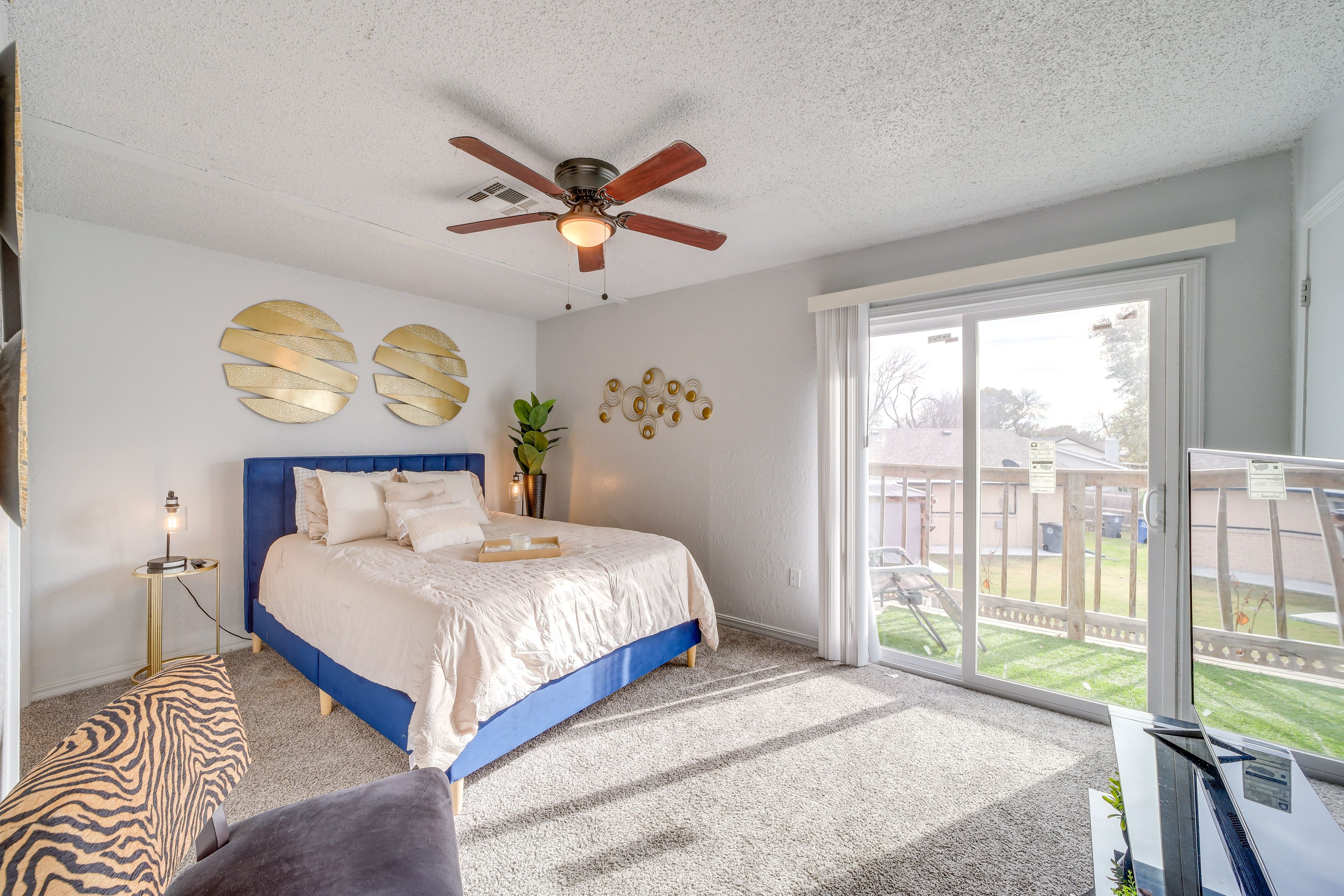 Bedroom 1 | 2nd Floor | Queen Bed | Linens Provided | Balcony Access