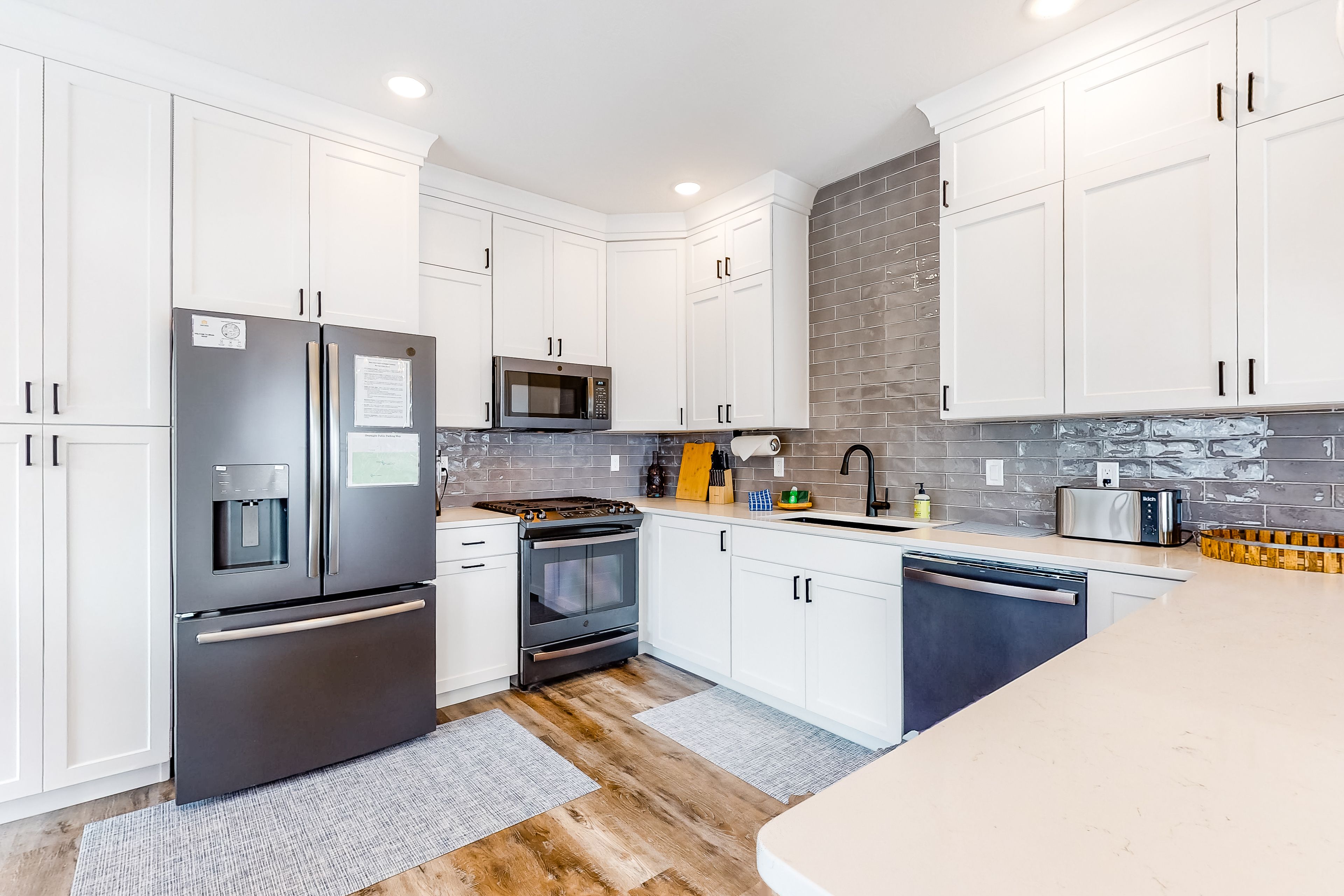Kitchen | Coffee Maker | 3-Story Home