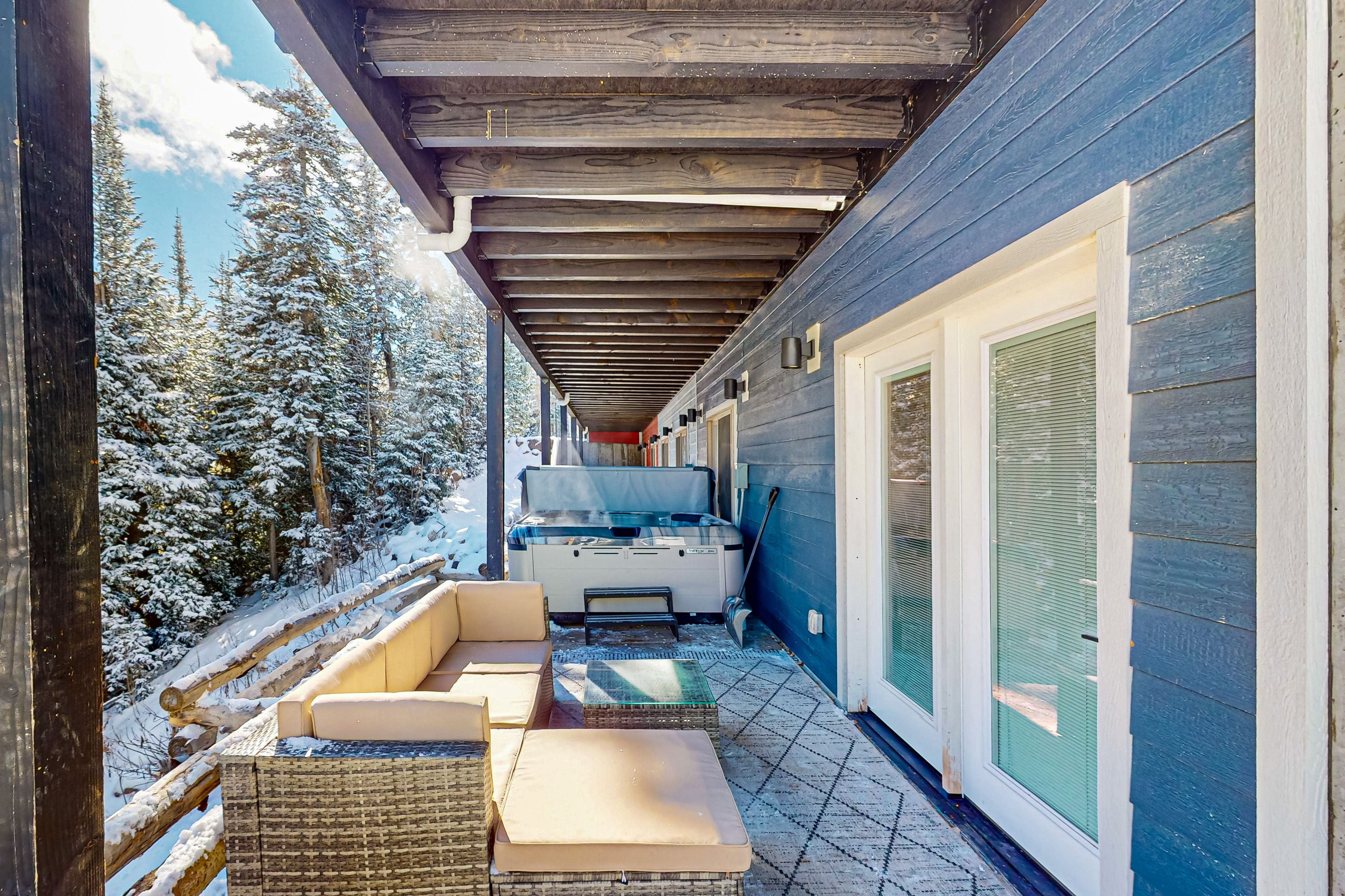 Patio | Private Hot Tub