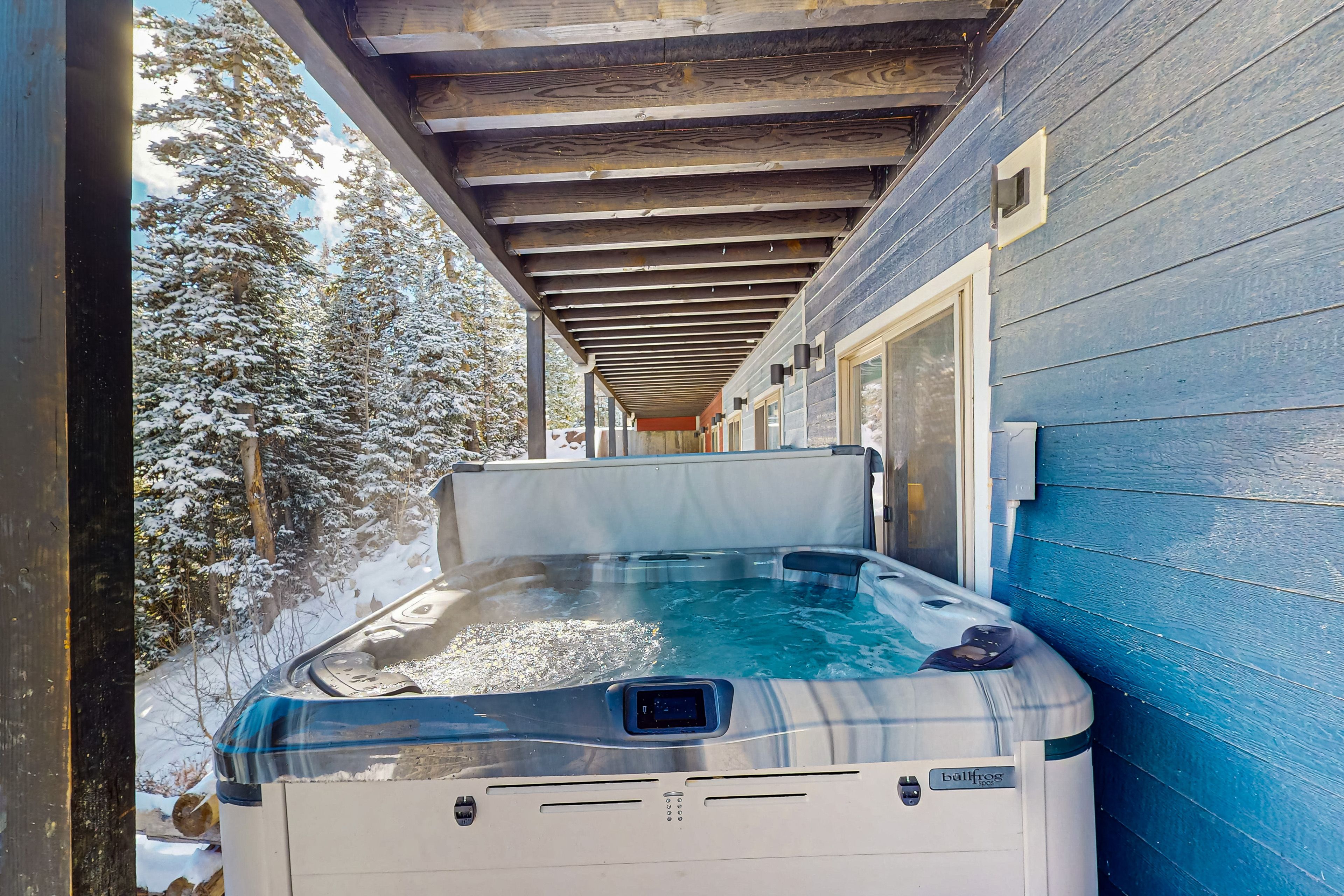 Patio | Private Hot Tub