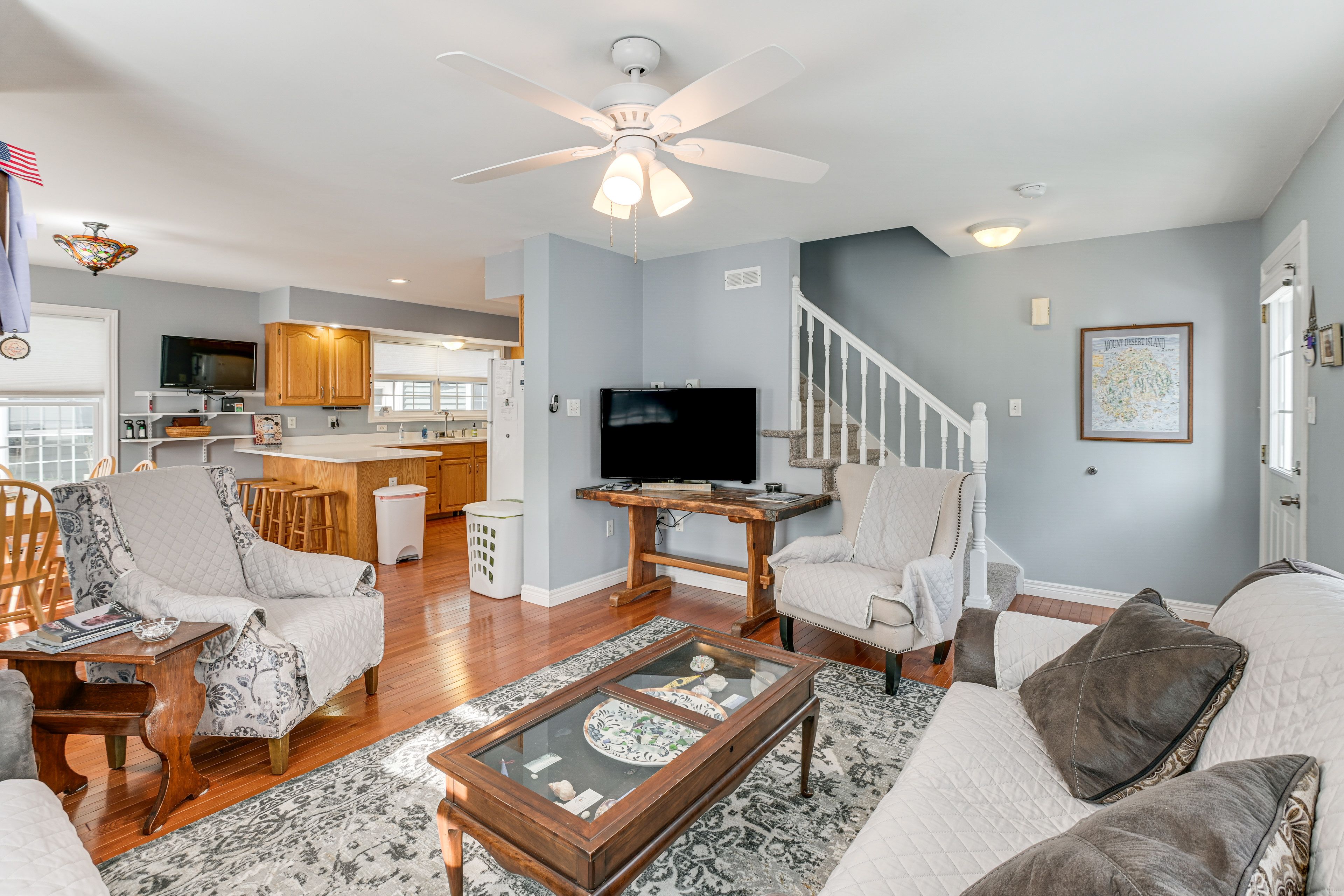 Bar Harbor Vacation Rental | 5BR | 2BA | 1,600 Sq Ft | Stairs Required