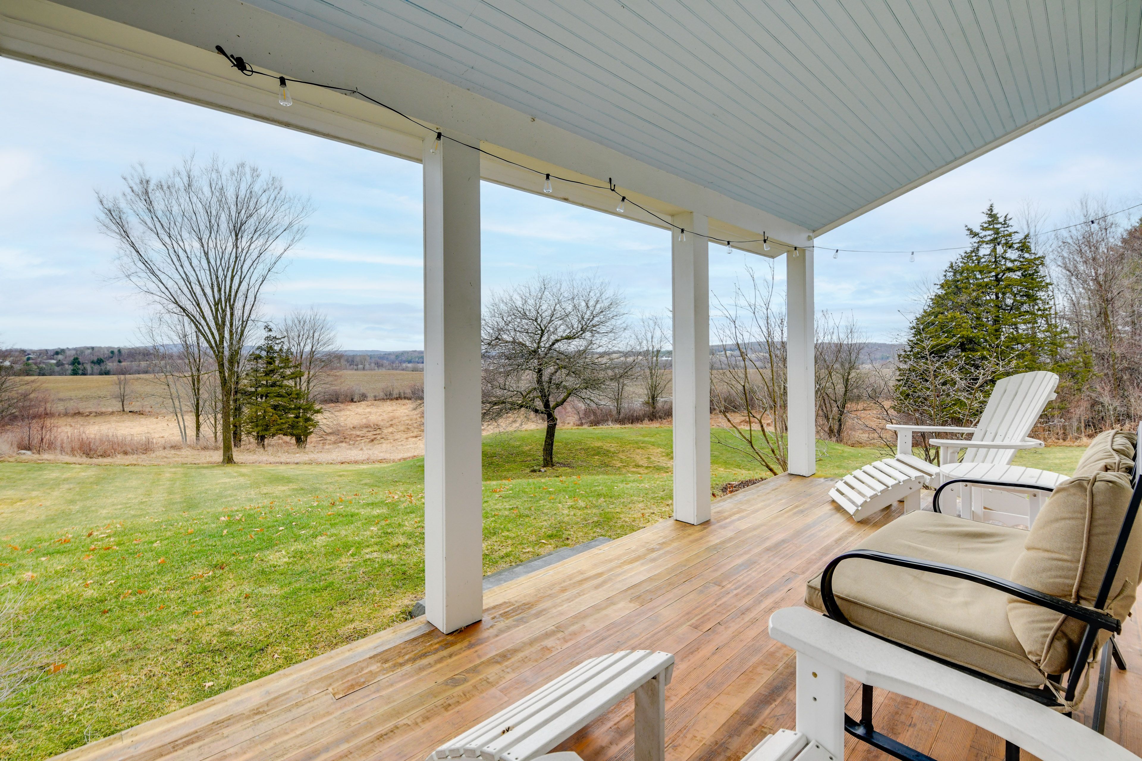 Covered Porch | Seating | Views