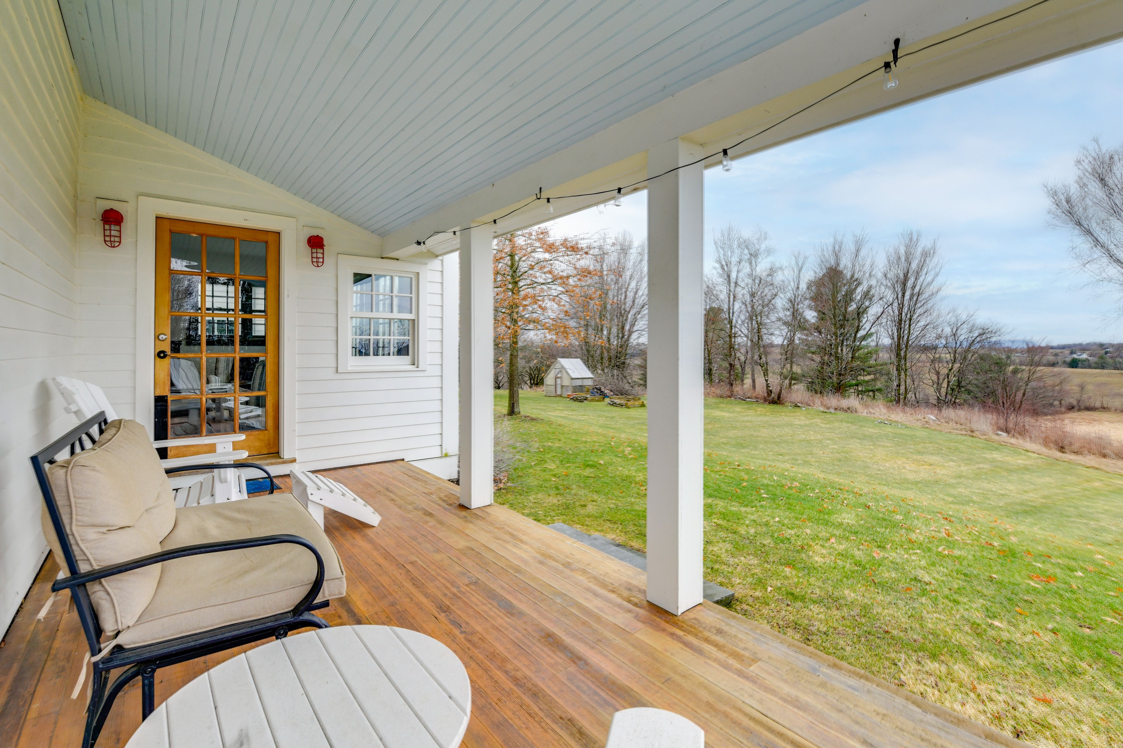 Covered Porch | Seating | Views