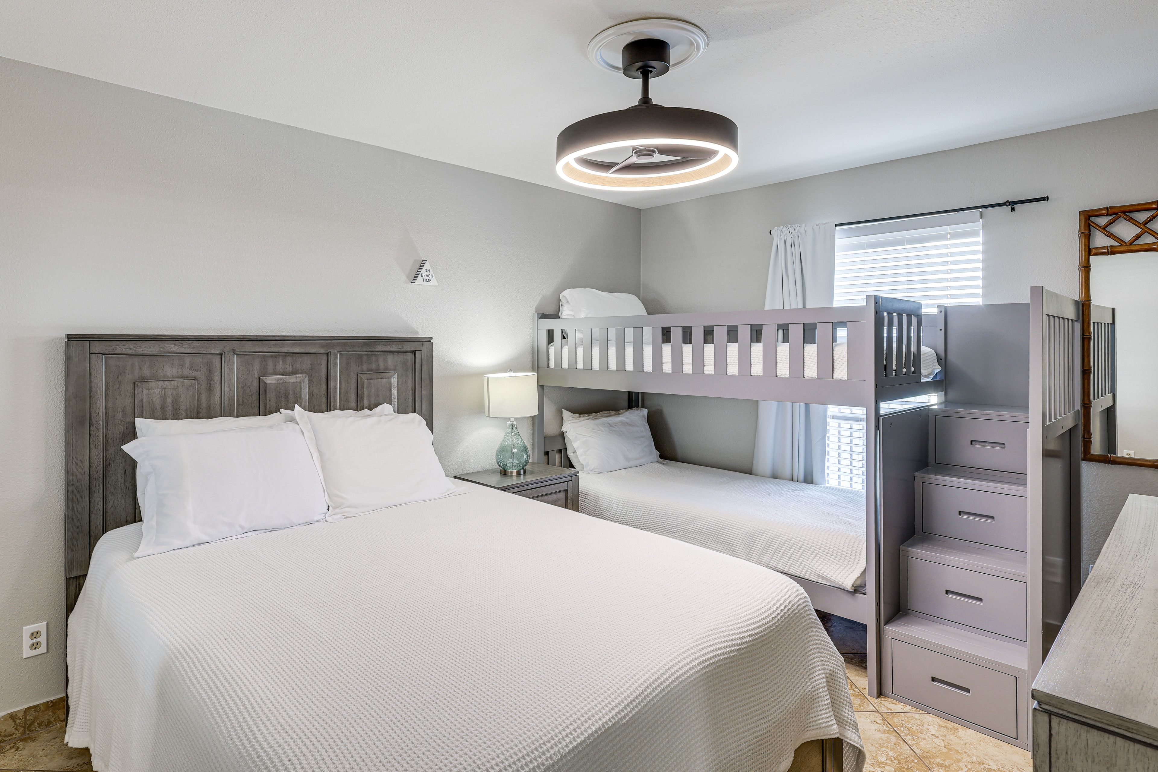 Bedroom 2 | Queen Bed | Twin Bunk Bed