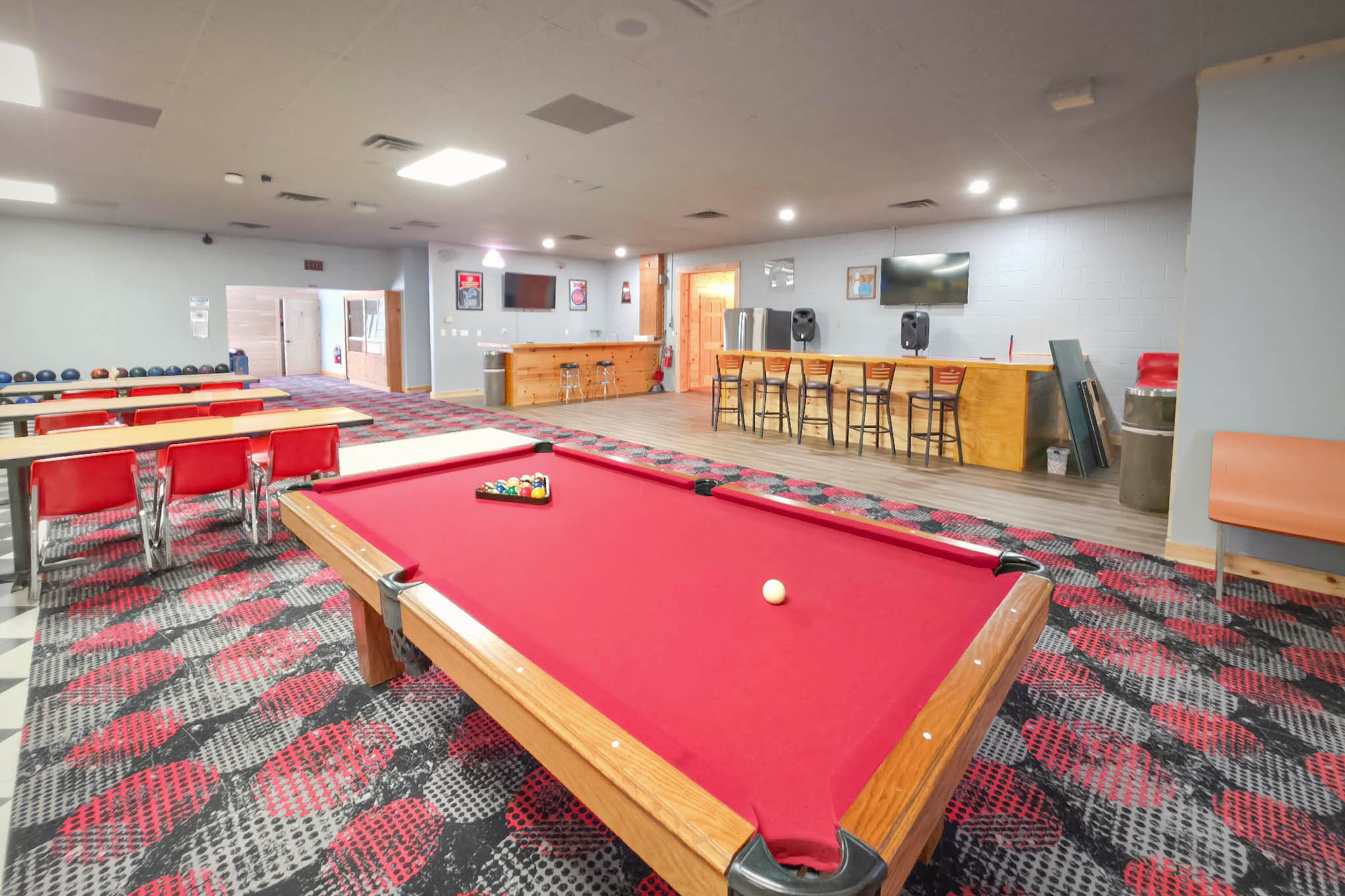 Bowling Alley | Pool Table | Bar Area