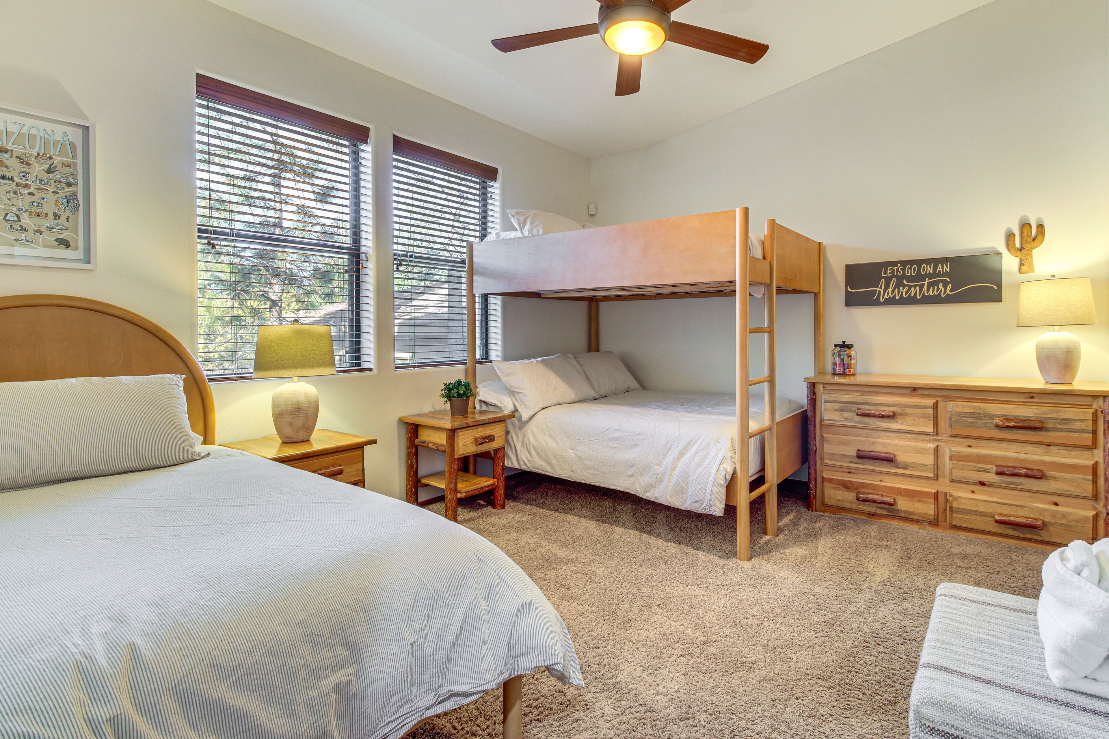 Bedroom 3 | Full Bunk Bed | Twin Bed