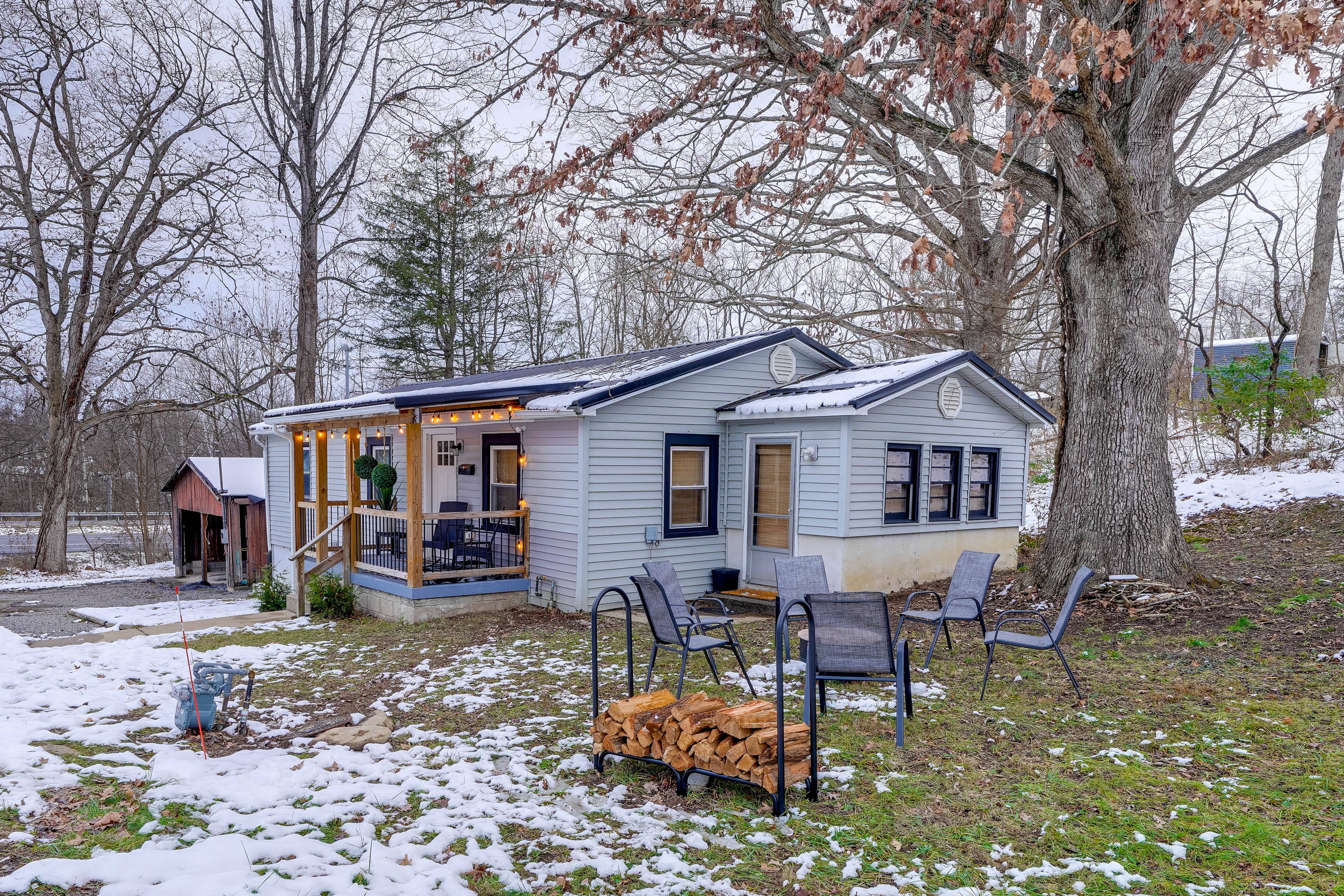 Wood-Burning Fire Pit
