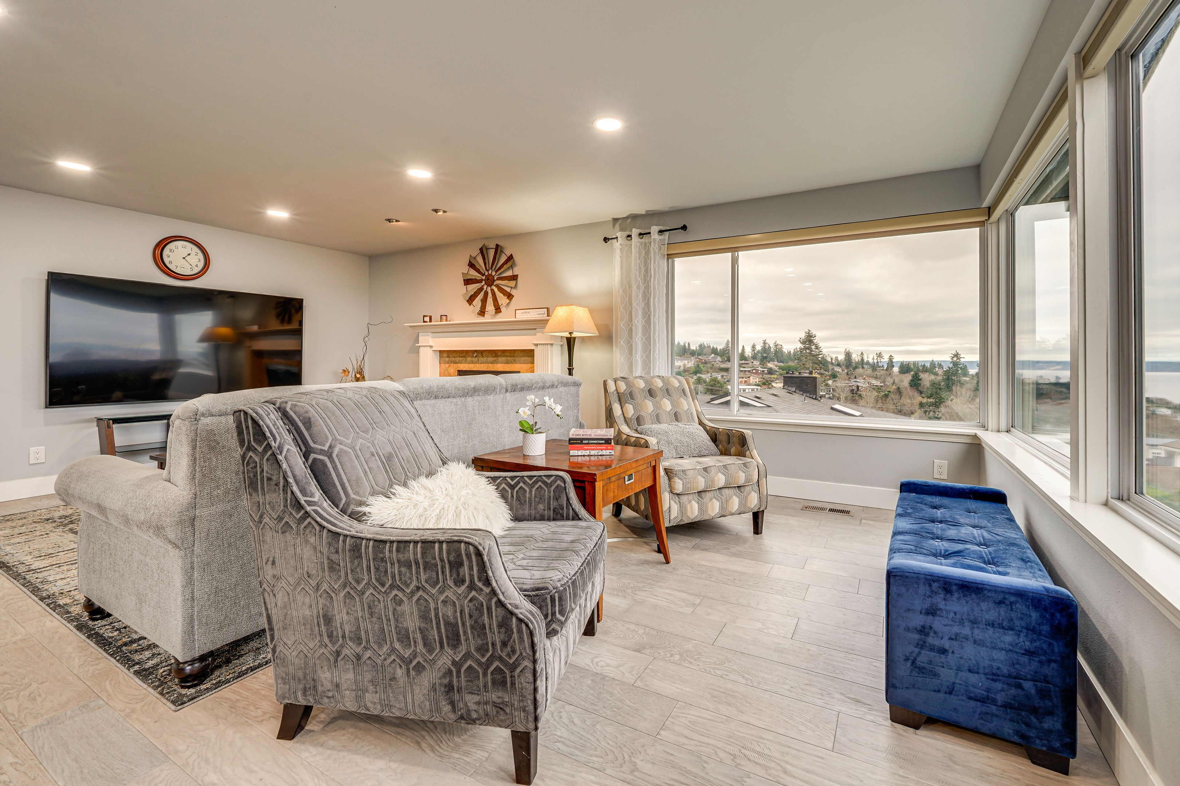 Seating Area | Puget Sound Views