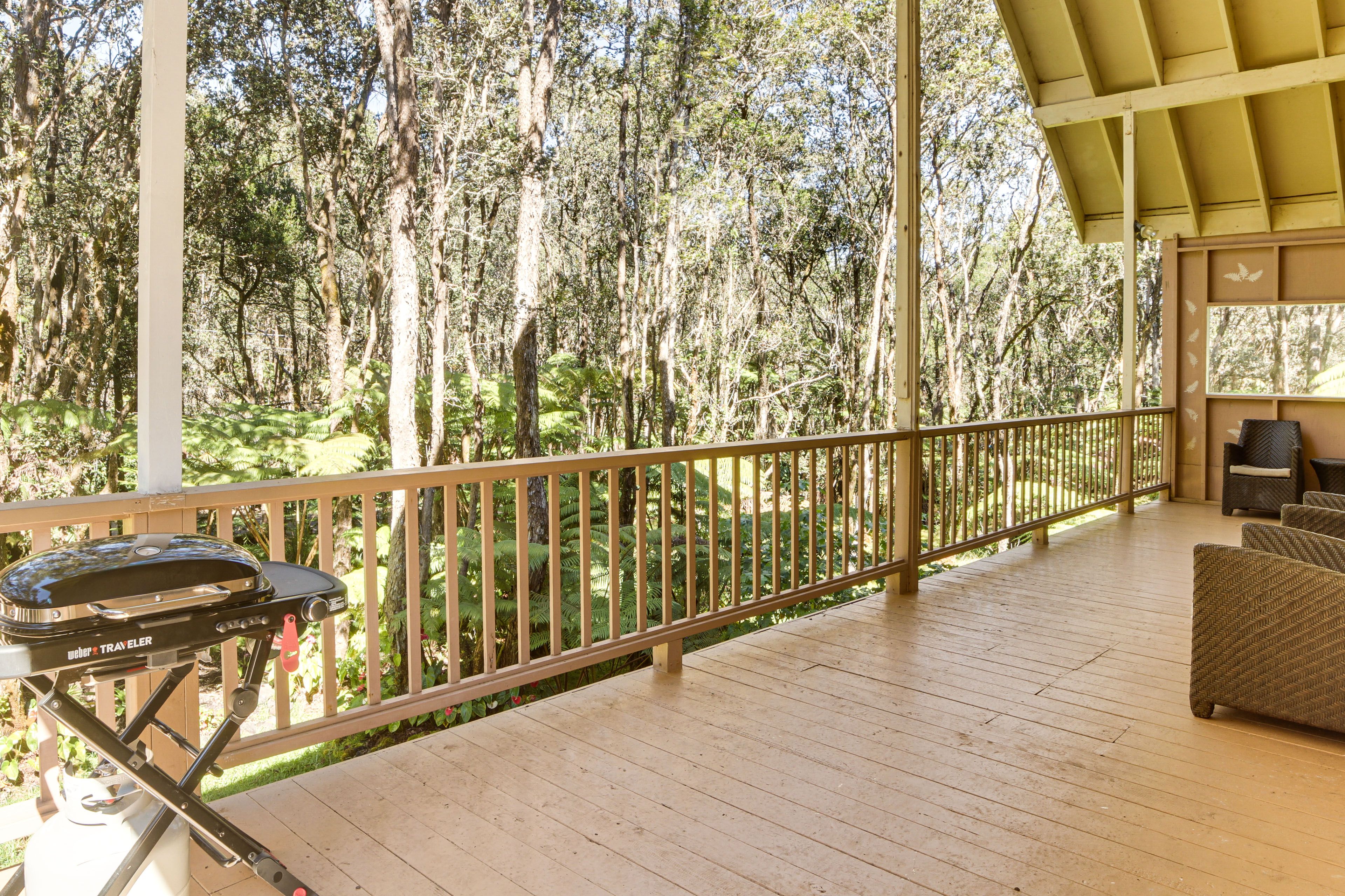Private Deck | Gas Grill | Forest Views