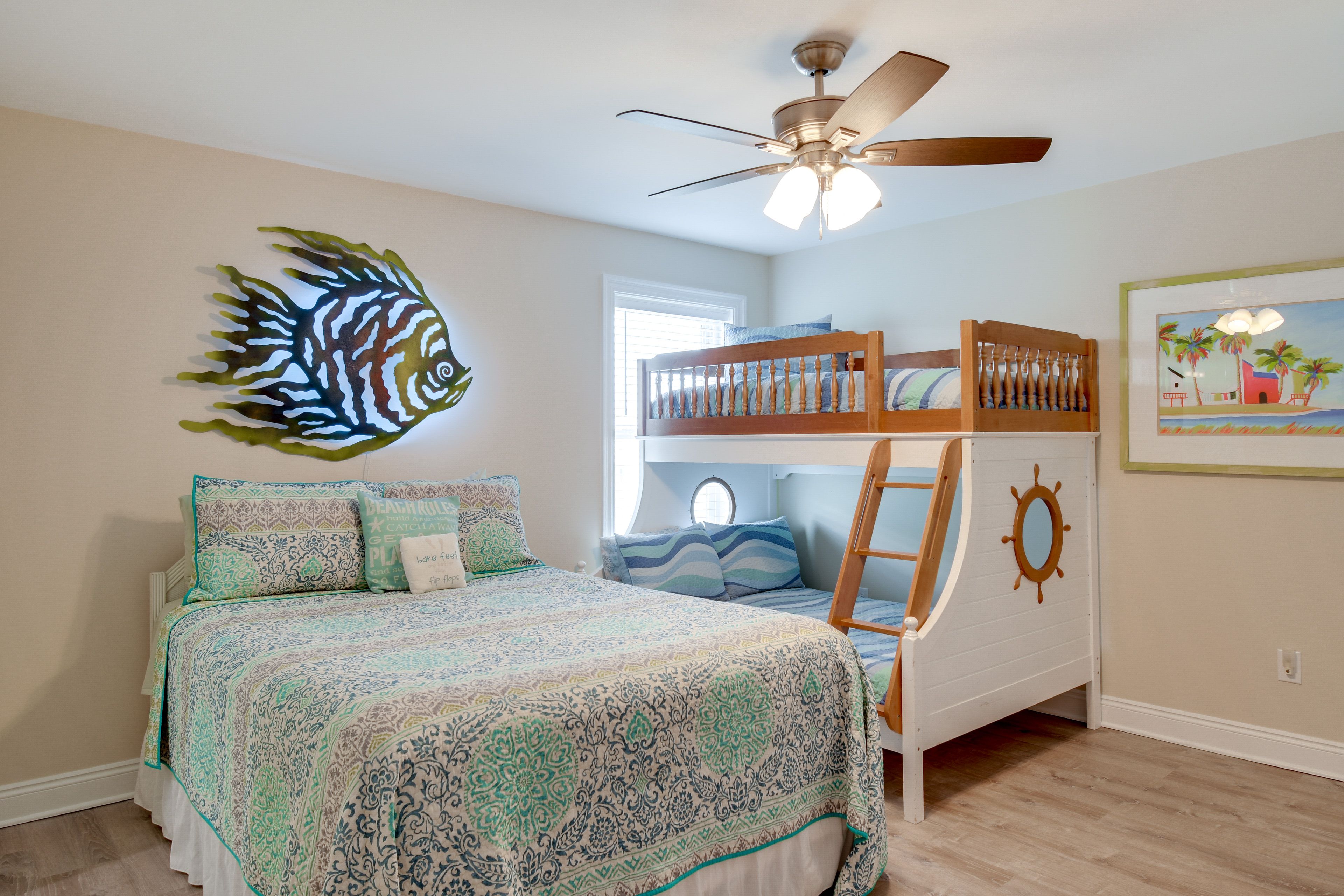 Bedroom 5 | Queen Bed | Twin/Full Bunk Bed | 2nd Floor