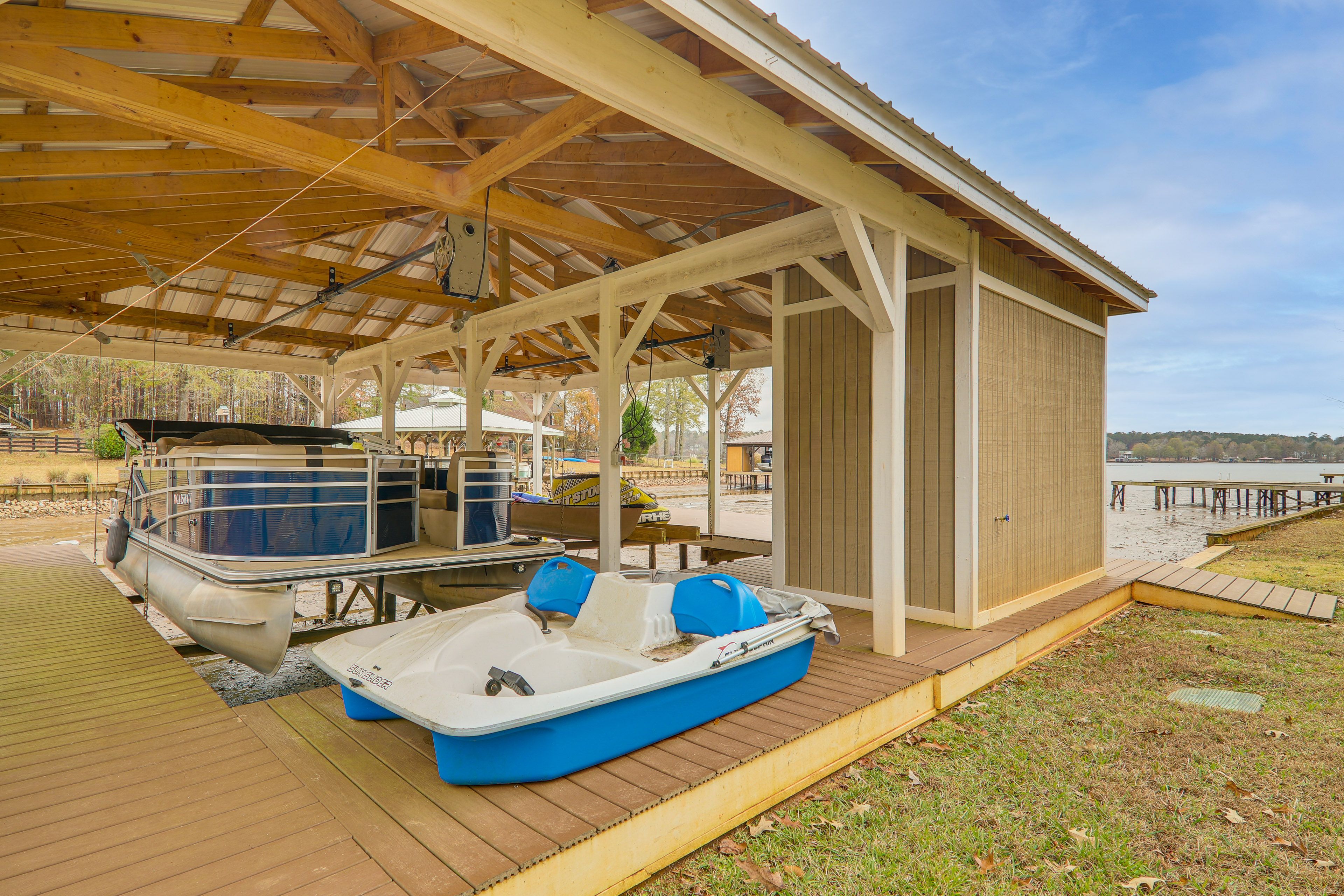 Dock | Pedal Boat | Canoe | Pontoon Boat Unavailable