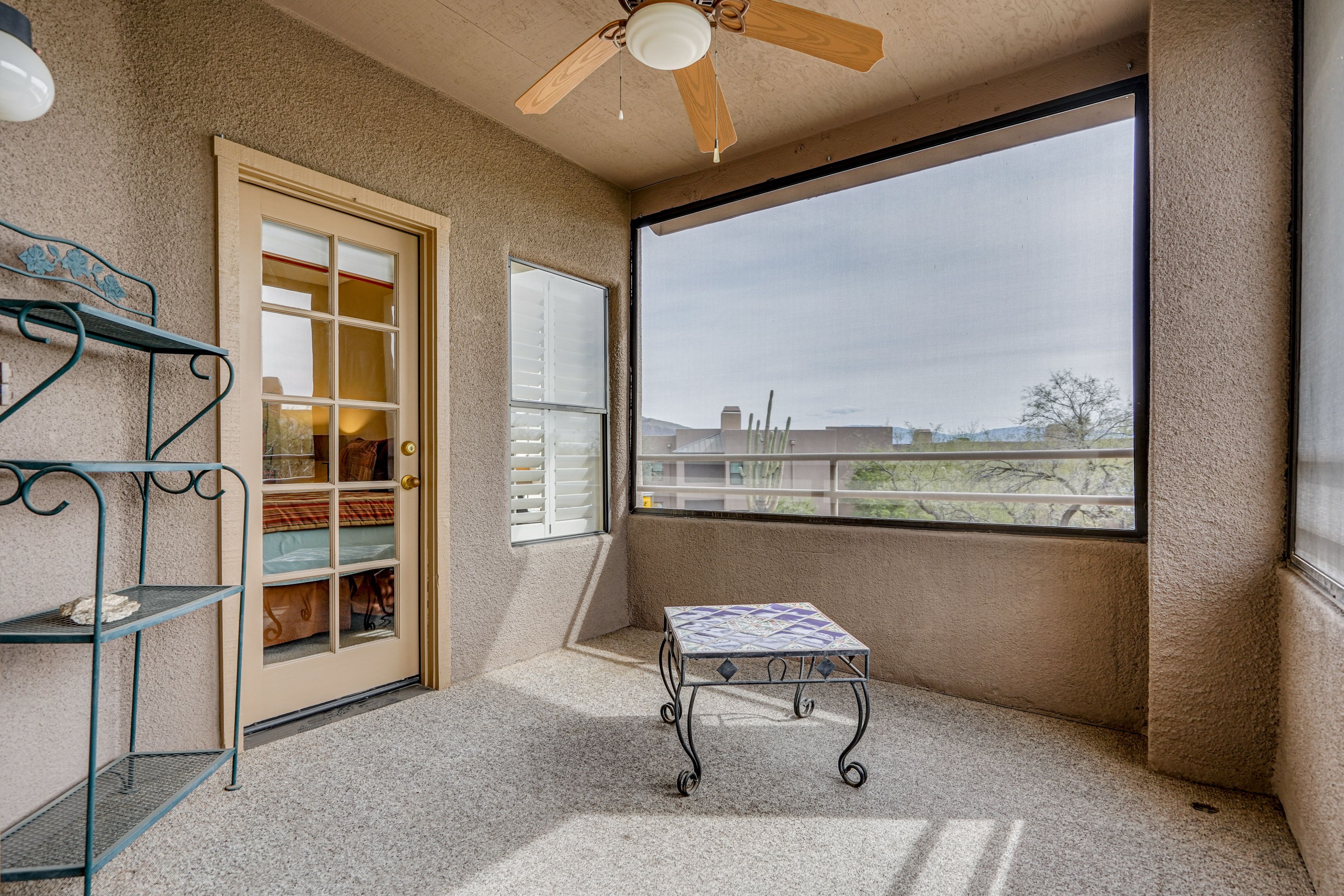 Private Balcony | Access via Living Room