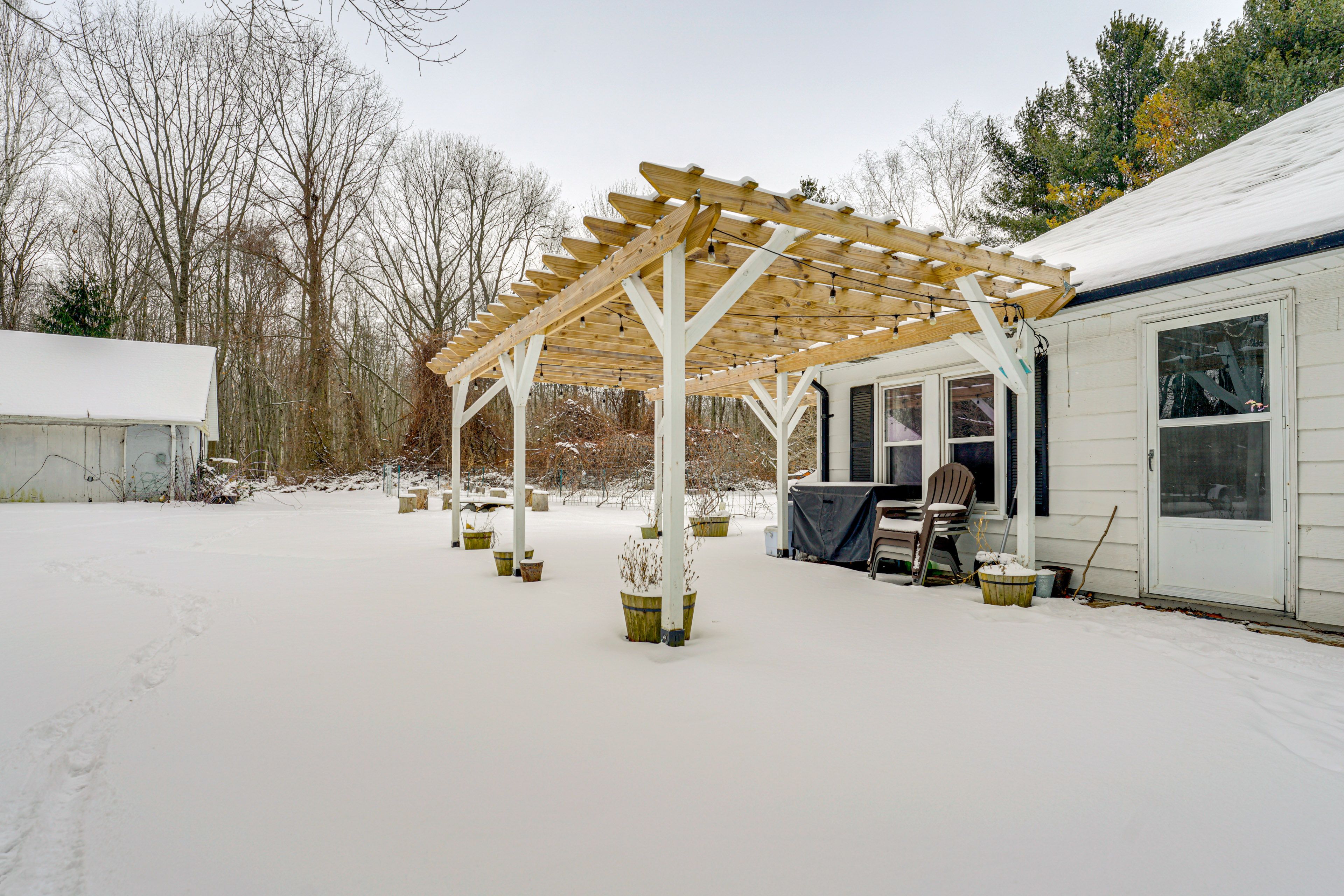 Entryway | Patio | Pergola | Small Orchard
