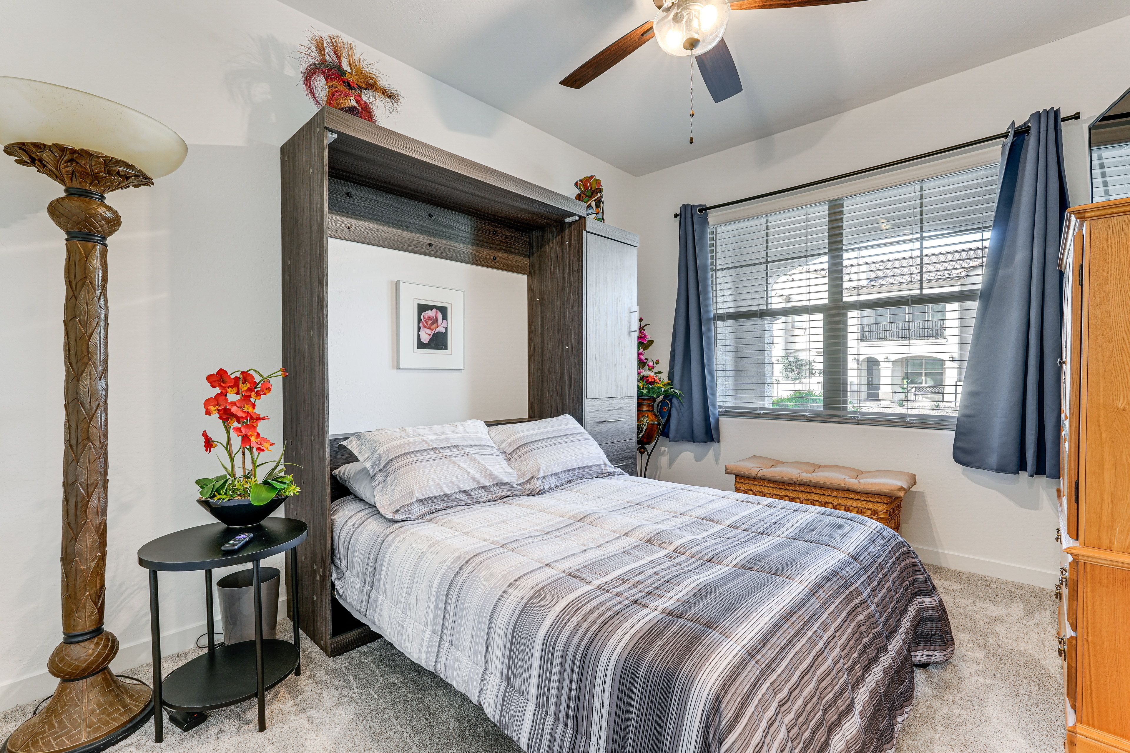 Bedroom 2 | Full Murphy Bed | 1st Floor | Linens Provided