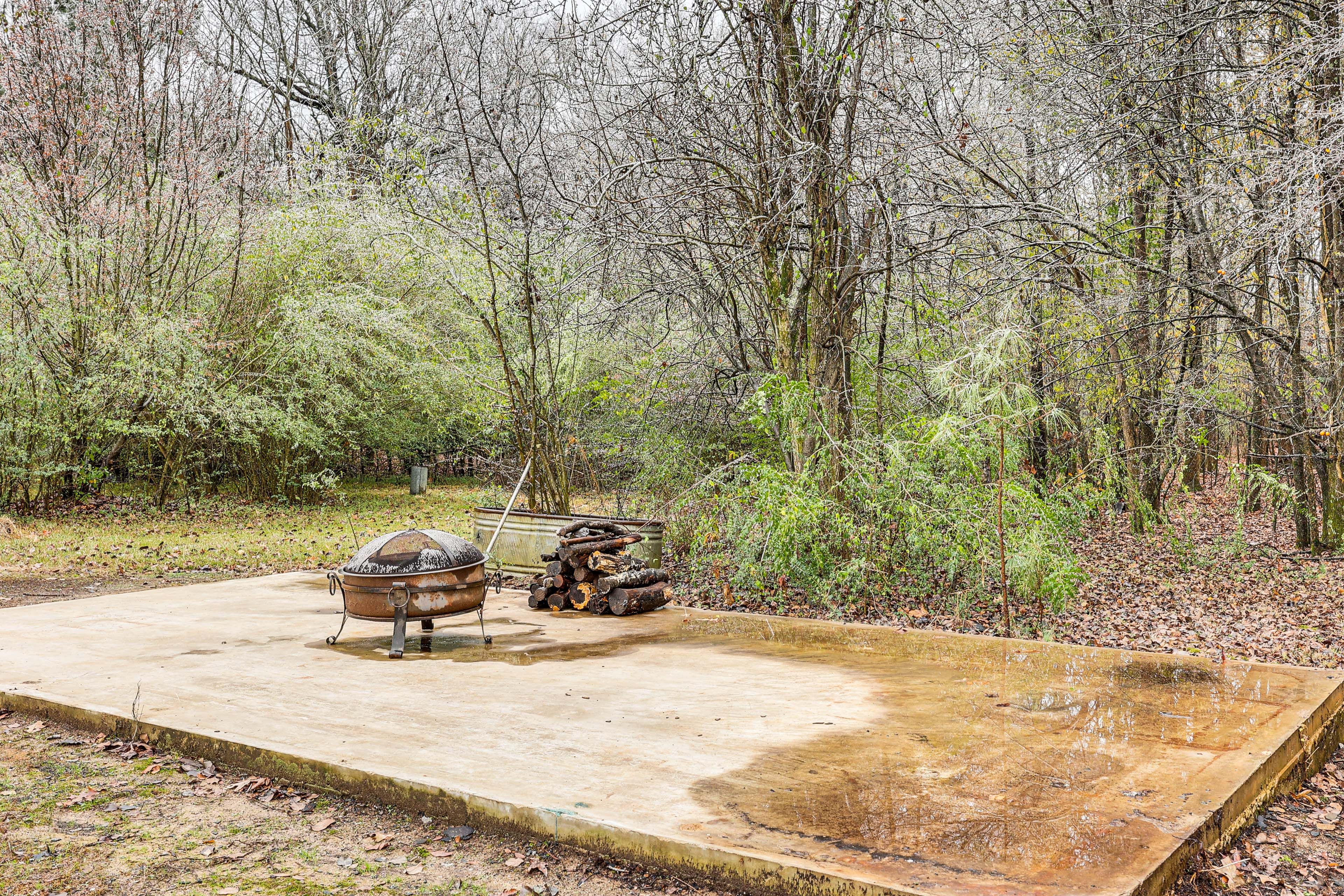 Patio w/ Seating | Wood-Burning Fire Pit