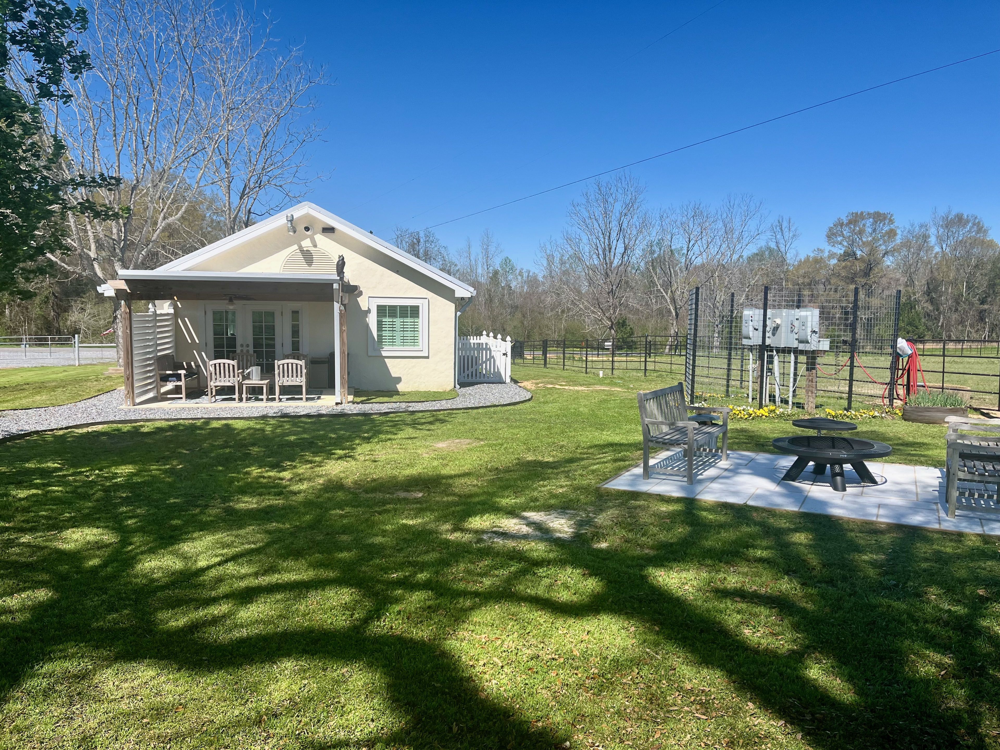 Exterior | Private Patio | Shared Yard & Fire Pit