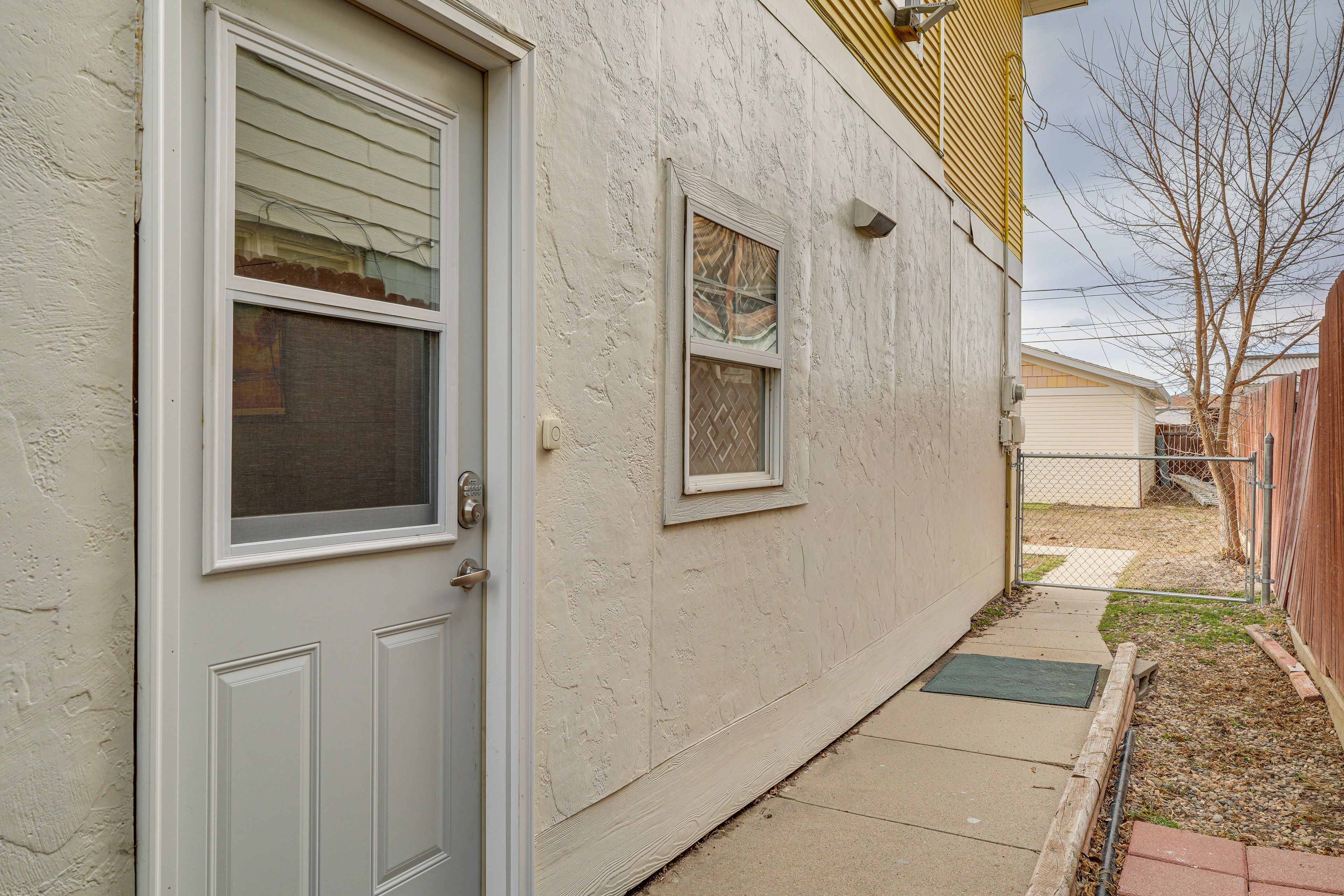 Unit Entry | Private Fenced Yard