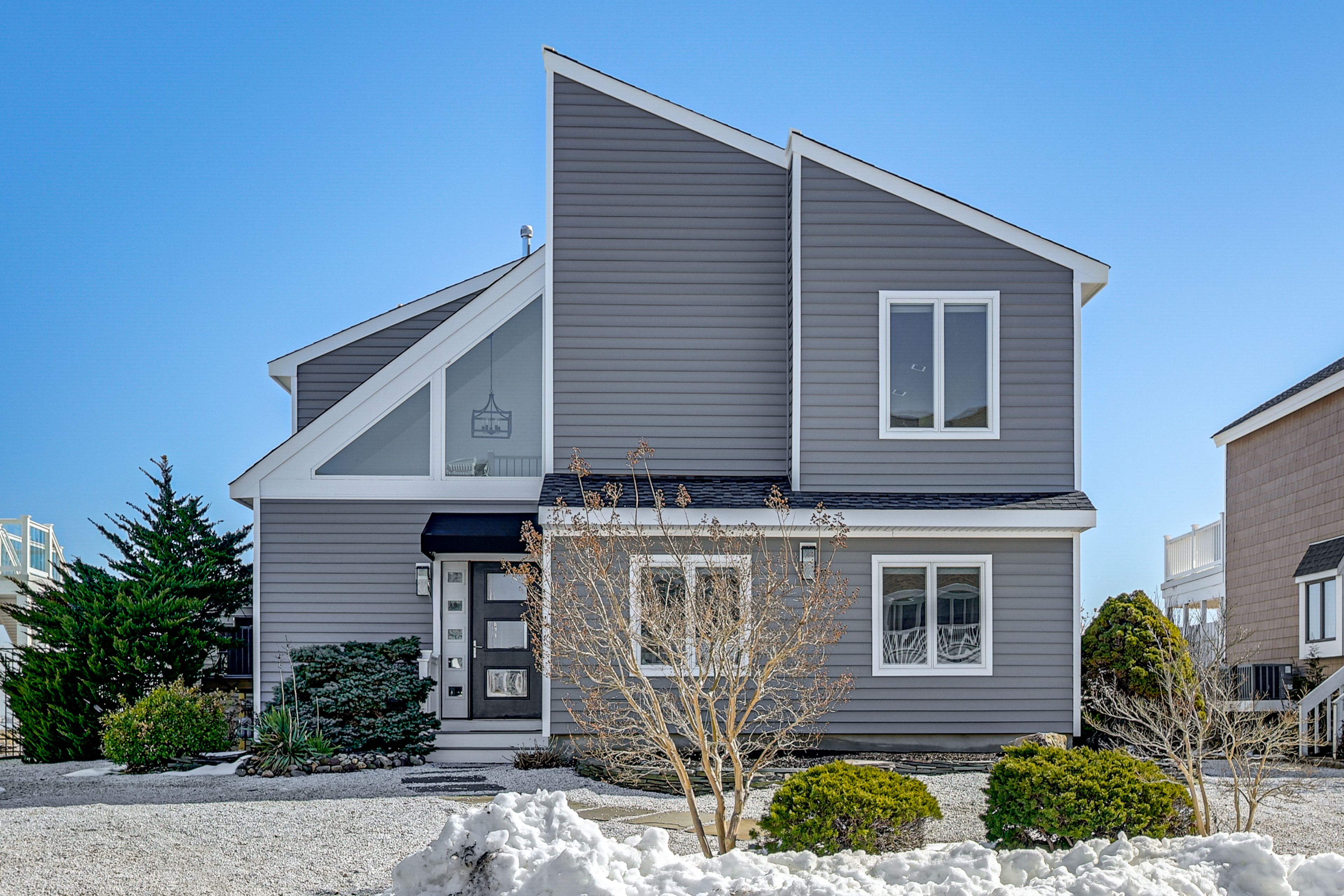 Property Exterior | Private Dock | Balcony w/ Water Views