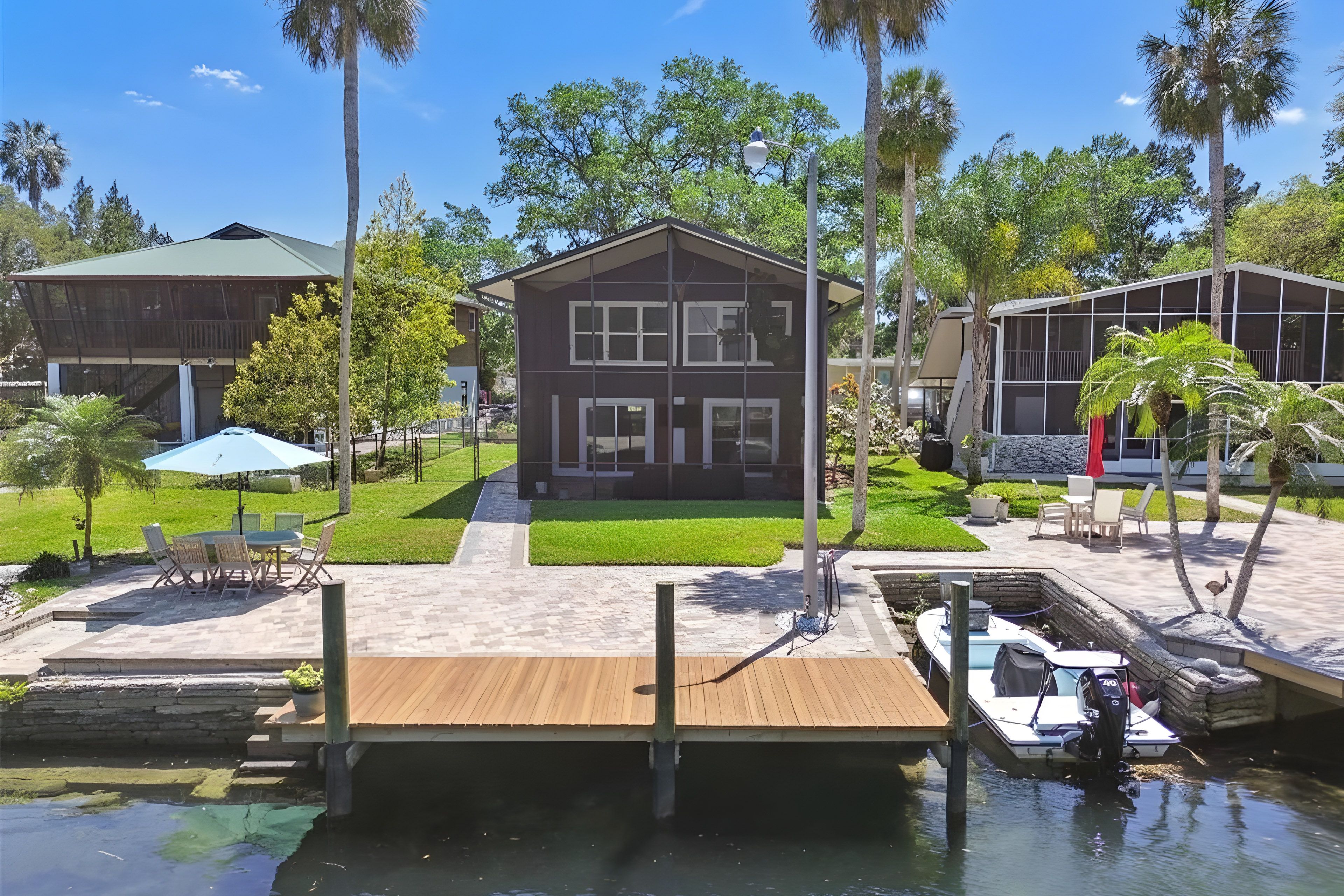 Weeki Wachee Vacation Rental | 3BR | 2BA | 1,632 Sq Ft | Steps to Enter