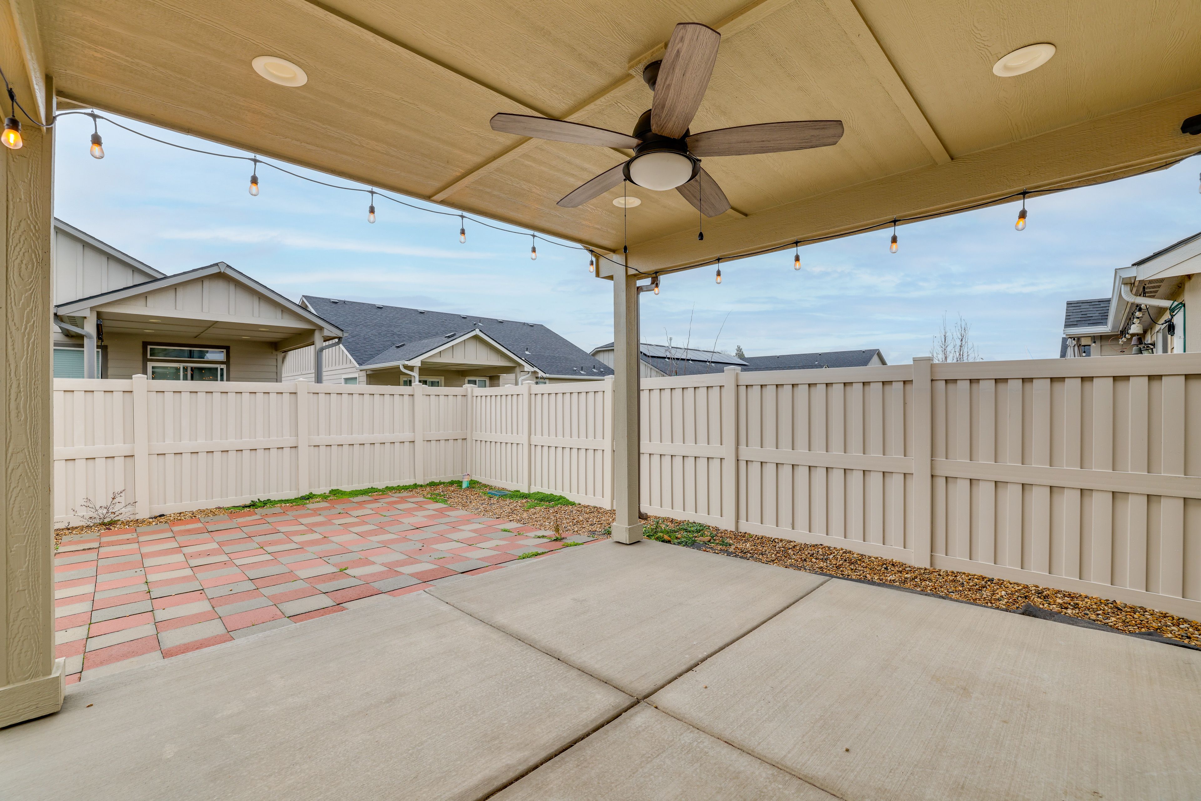 Patio & Backyard Area