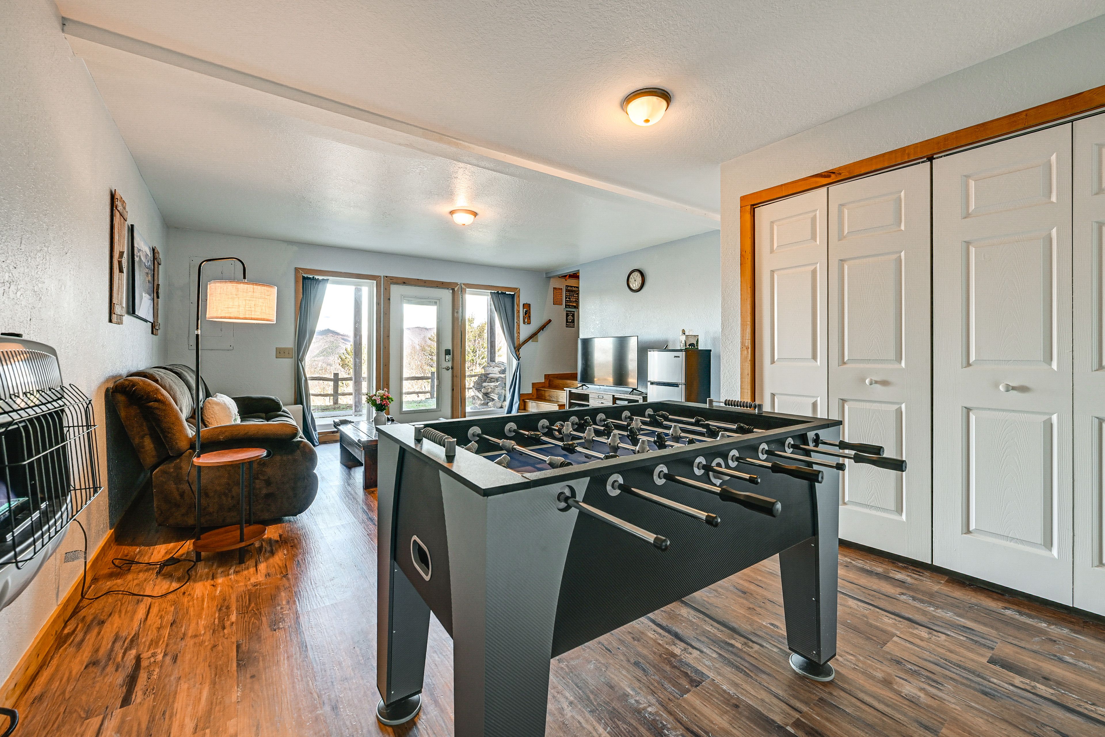 Lower Living Area | Foosball Table | Smart TV | Lower Floor