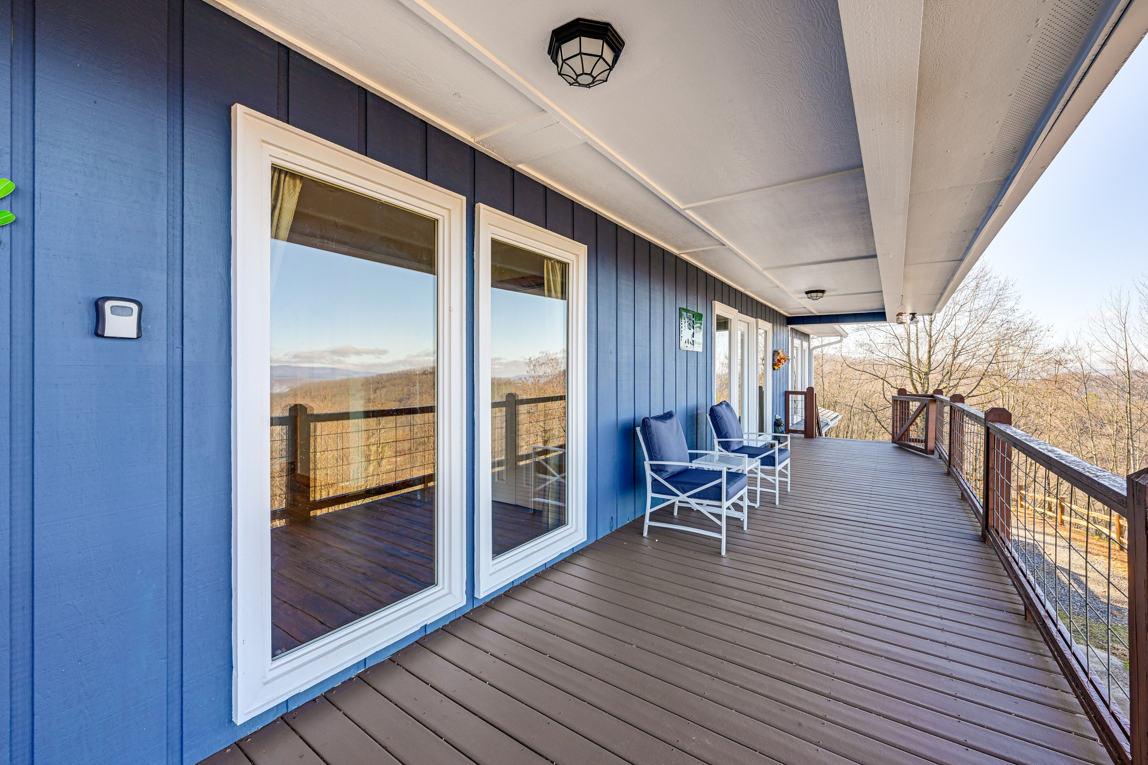 Cabin Exterior | Furnished Deck