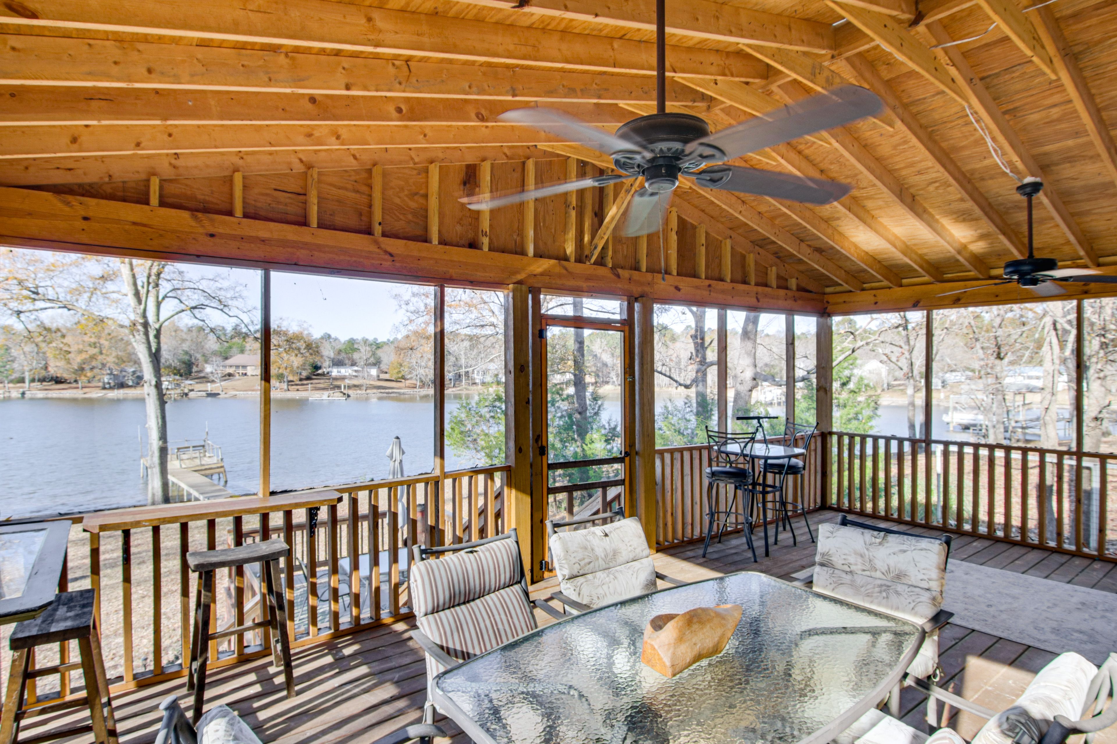 House Exterior | Screened Porch | Dining Area | Lake Views