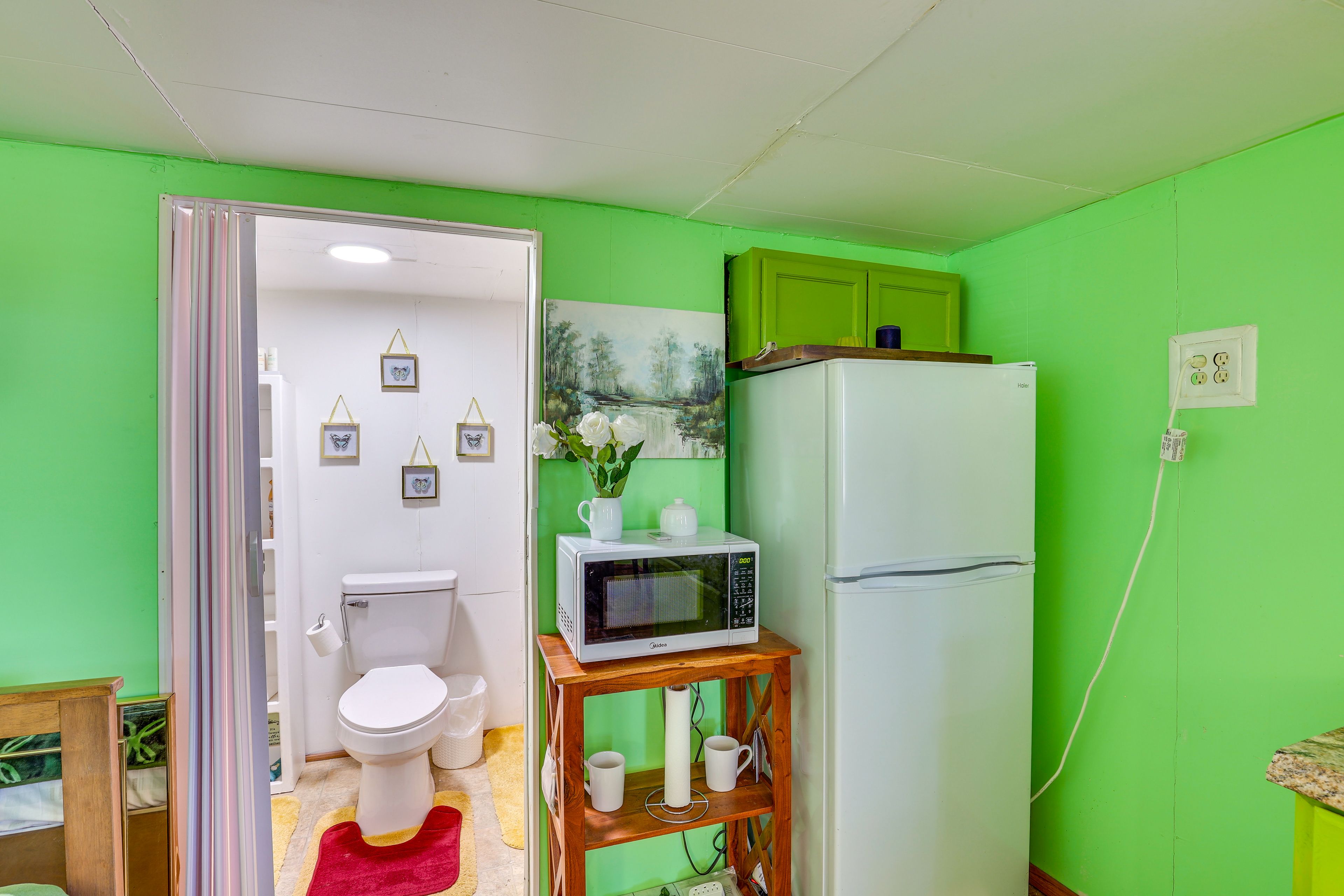 Kitchenette | Sink | Drip Coffee Maker | Main Level