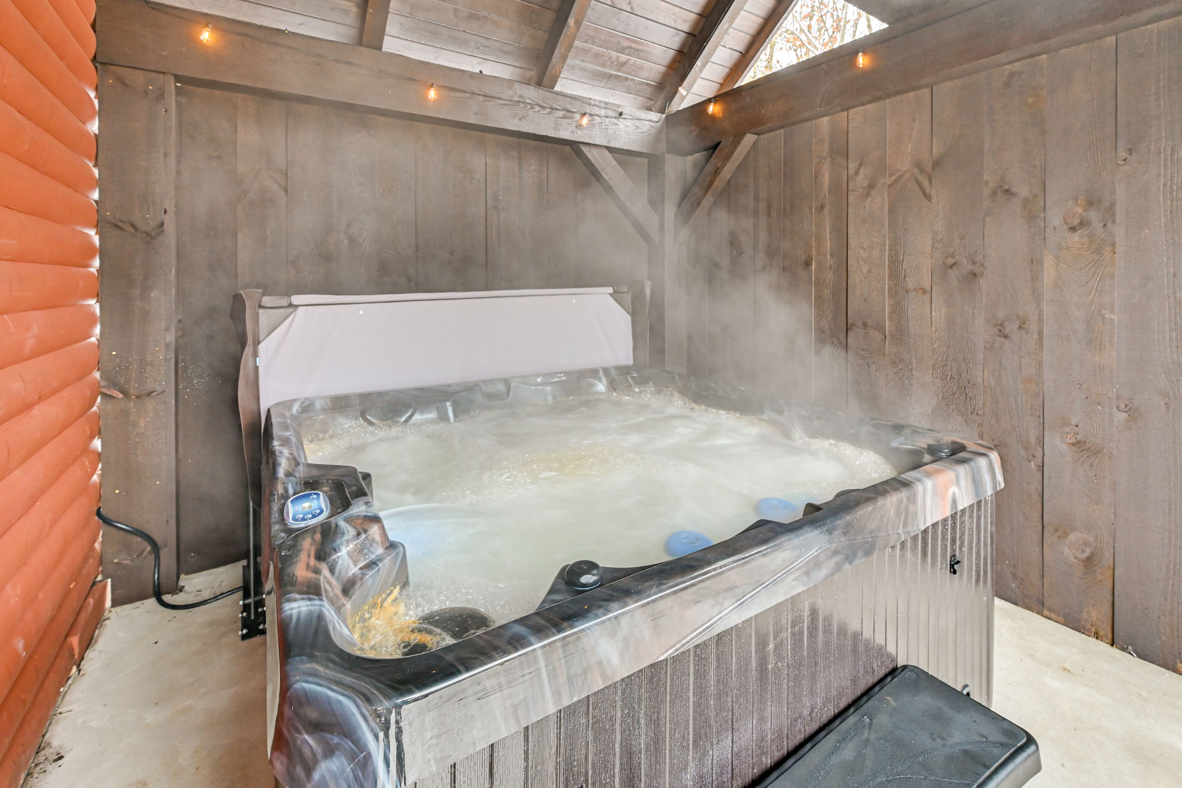 Cabin Exterior | Private Hot Tub