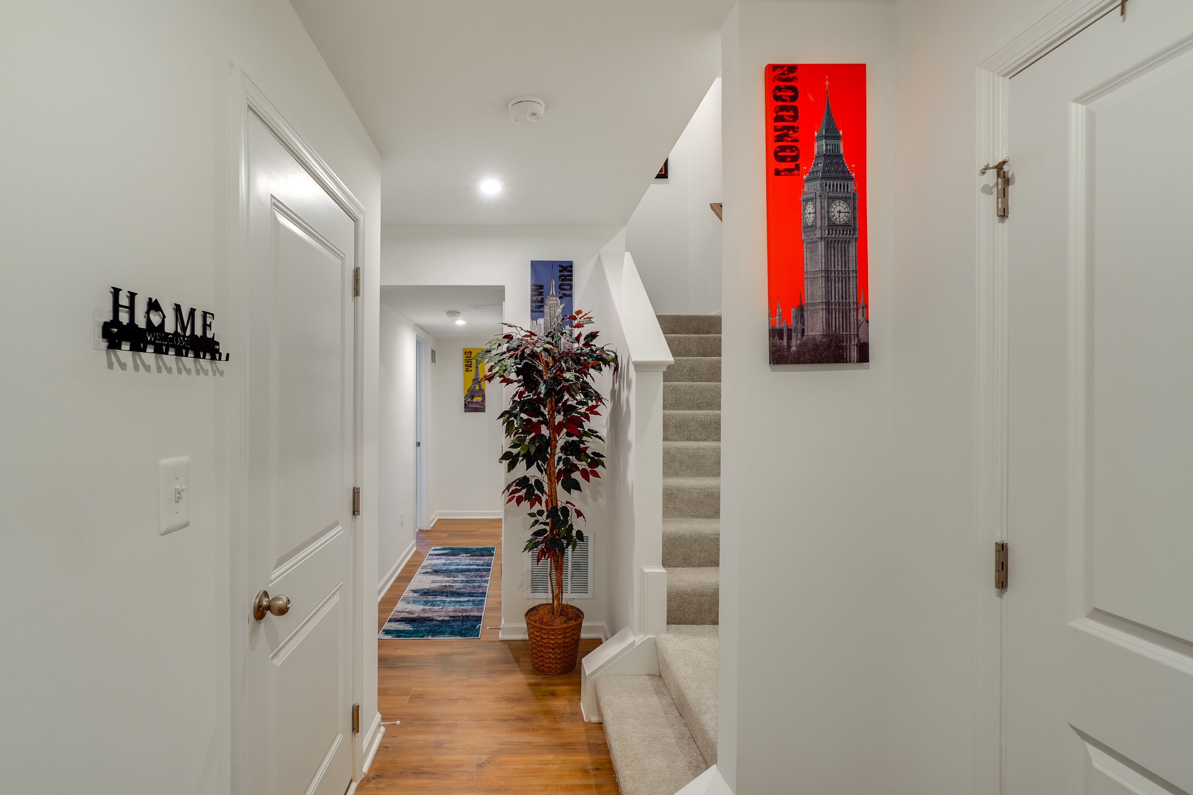 Townhome Interior | Entry | Lower Floor