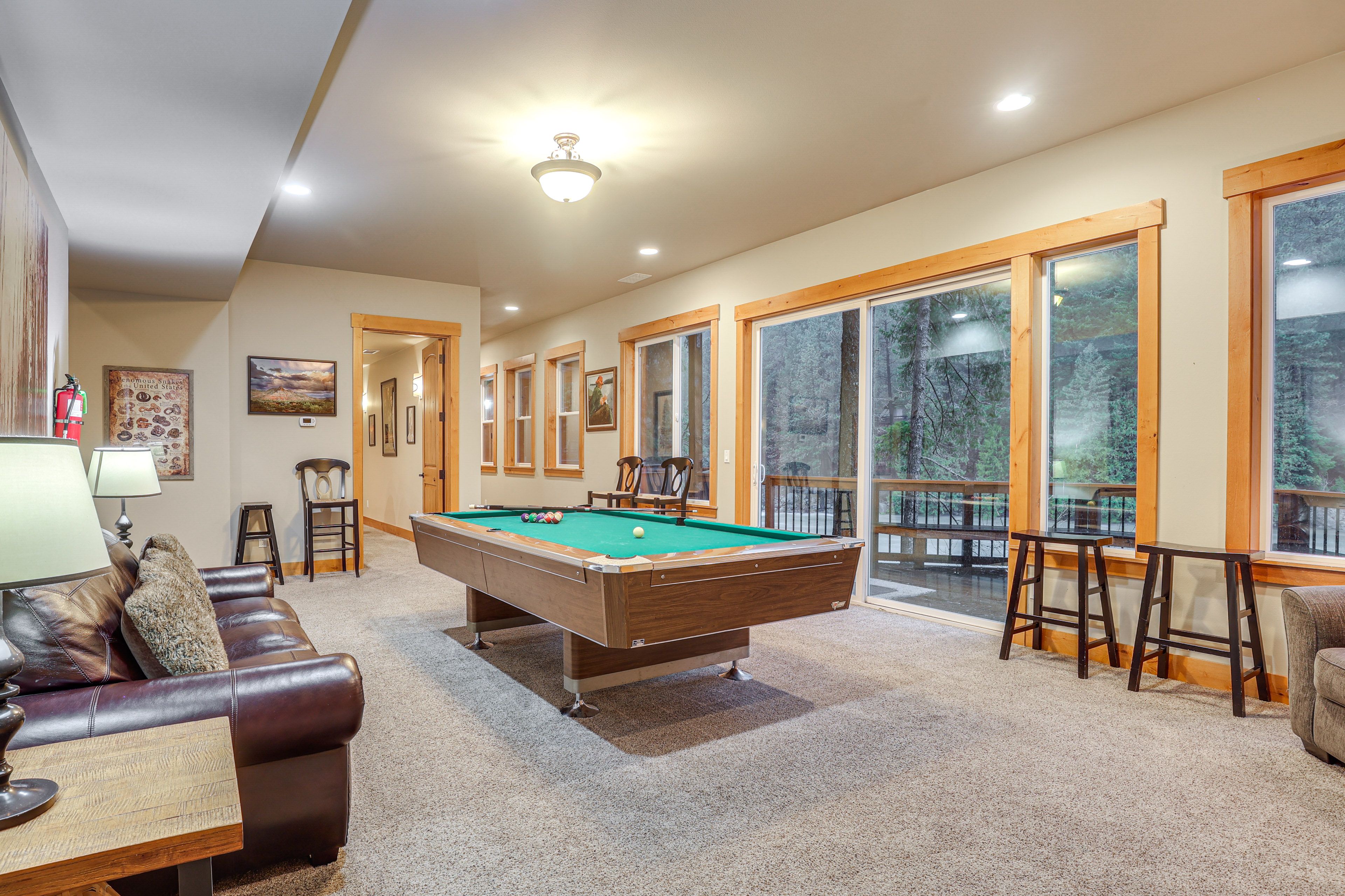 Basement | Seasonal Gas Fireplace (November 15-March 15) Lower Level