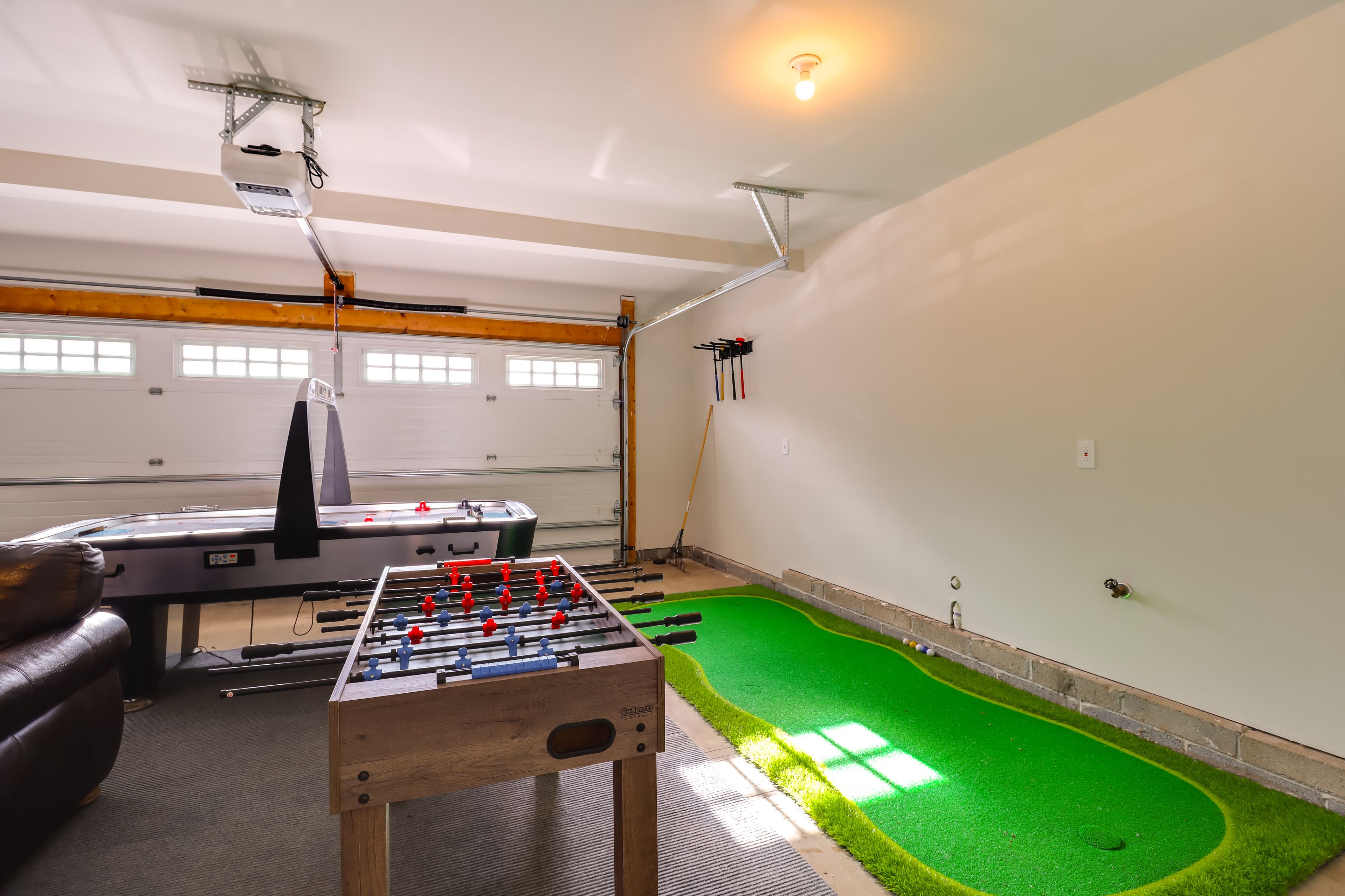 Game Room (Garage) | Air Hockey Table | Smart TV | 1st Floor