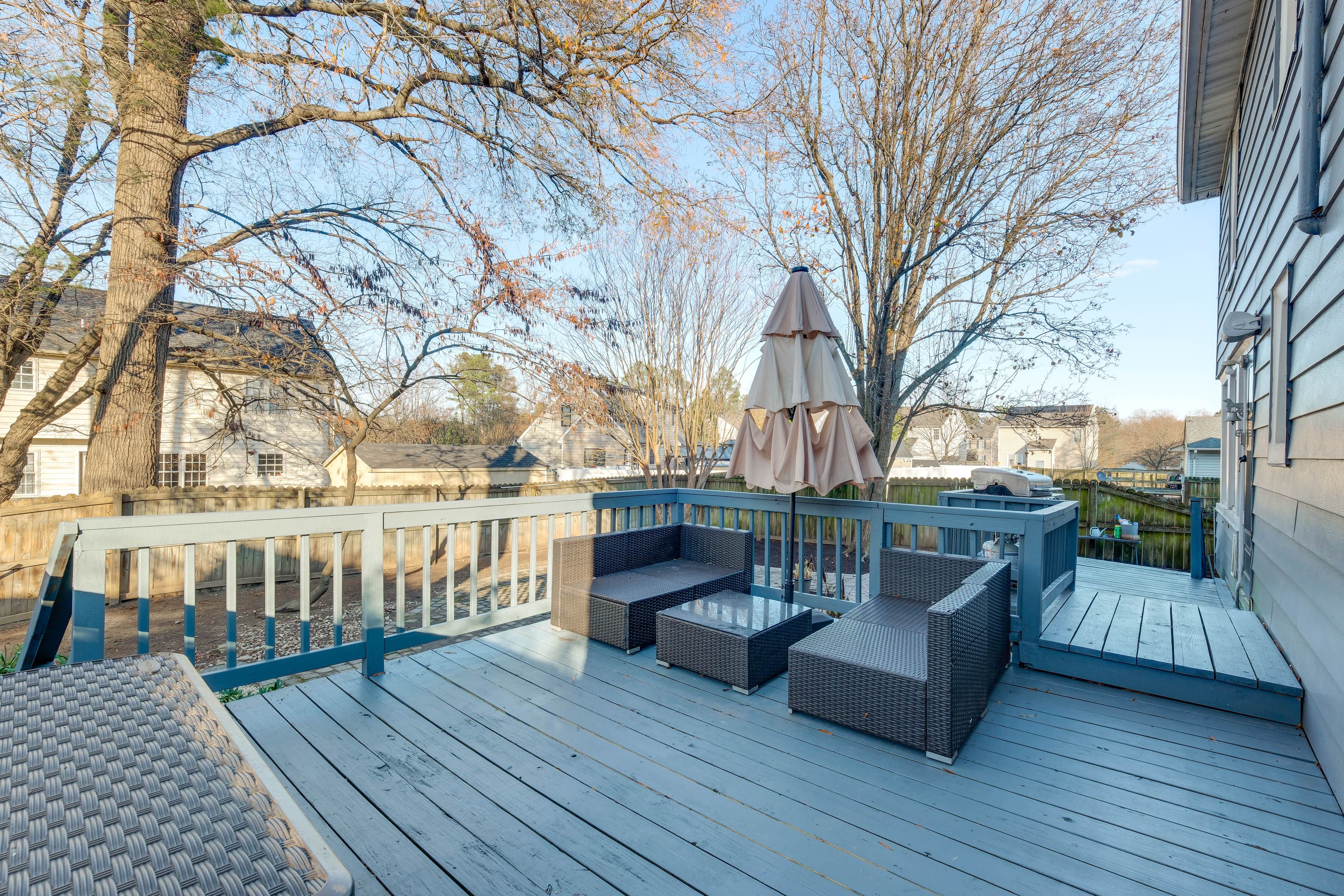 Glen Allen Vacation Rental | Studio | 1BA | 430 Sq Ft | 6 Steps Required