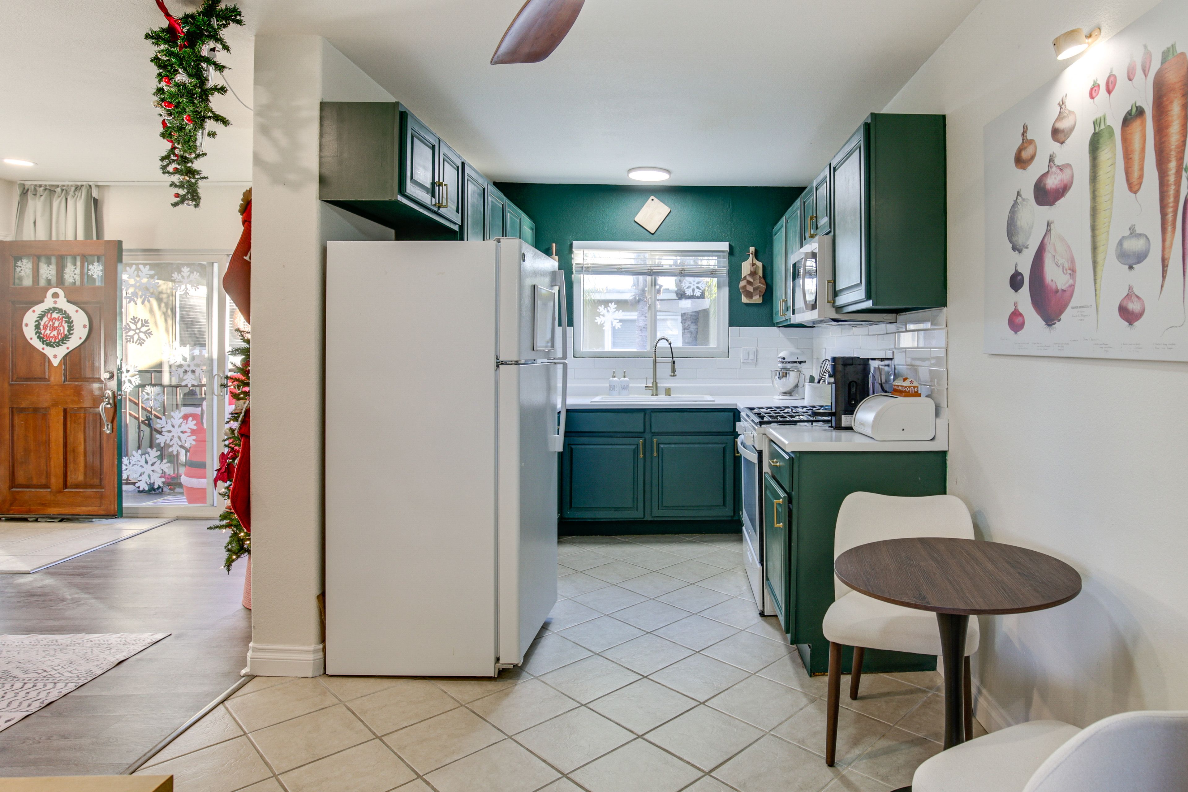 Kitchen | 2-Person Dining Table | Dishware & Flatware