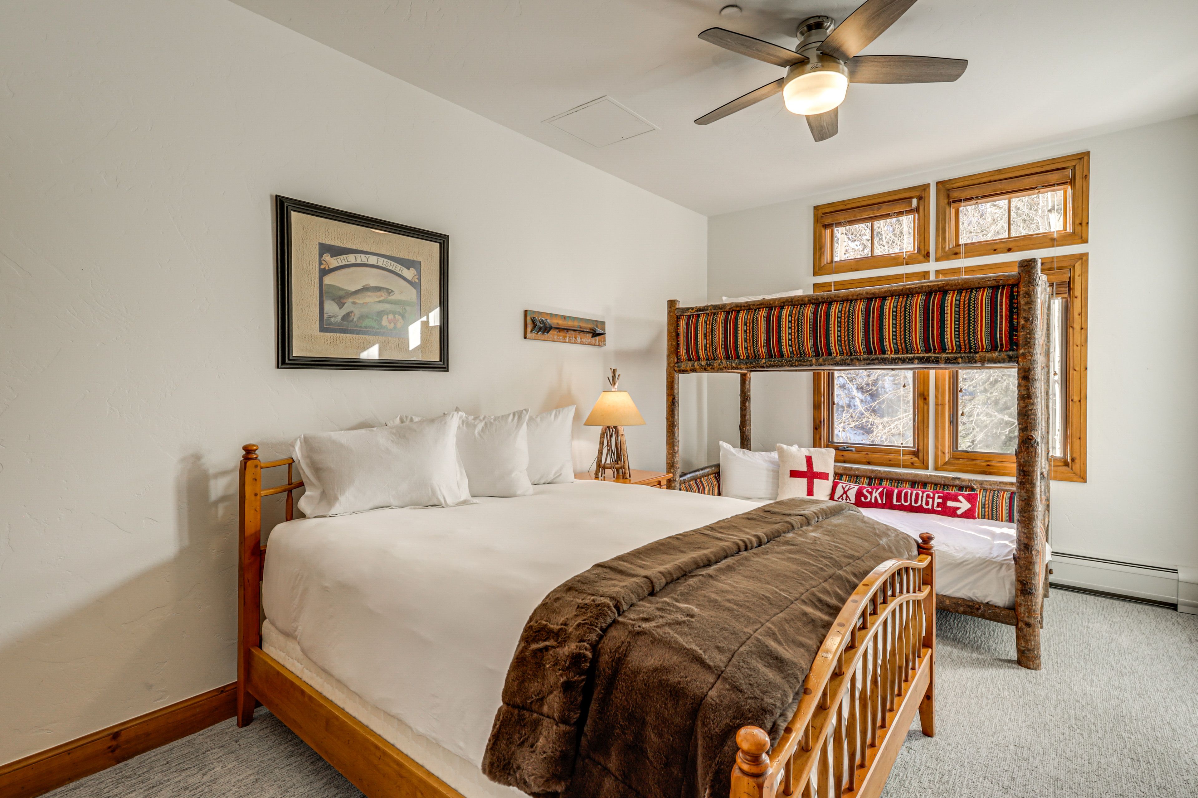 Bedroom 3 | Queen Bed | Twin Bunk Bed